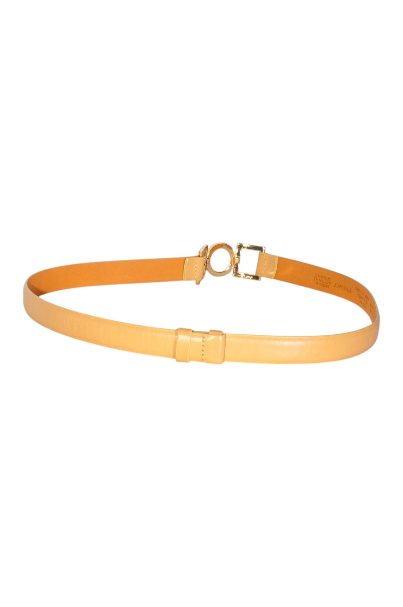 LIZ CLAIBORNE Stylish Women's Beige Regular Fit Belt - Size M