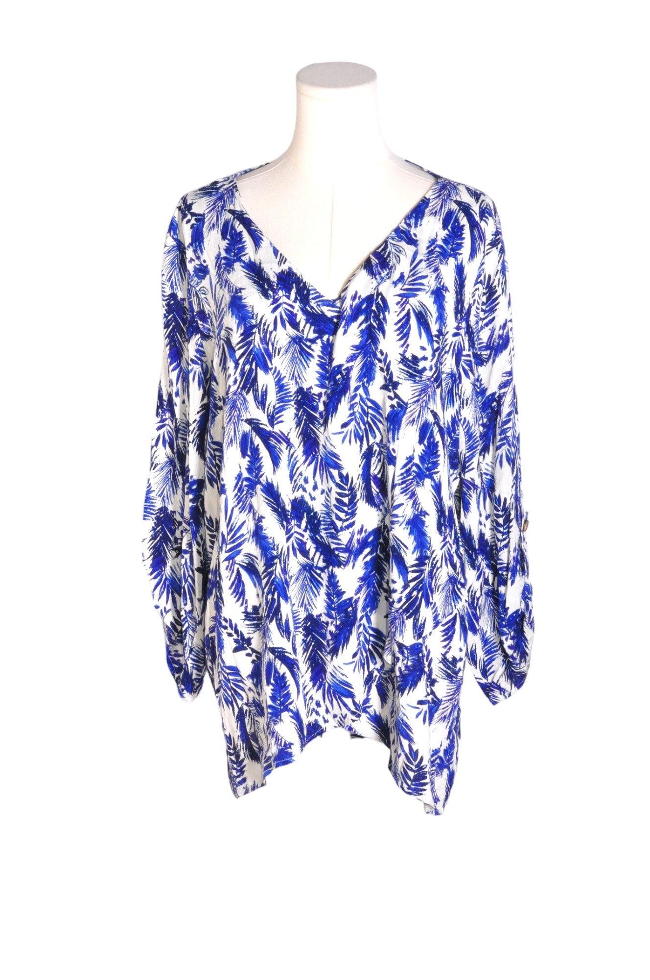 CROFT & BARROW Stylish Blue Women's Regular Fit Tunics - Size XL