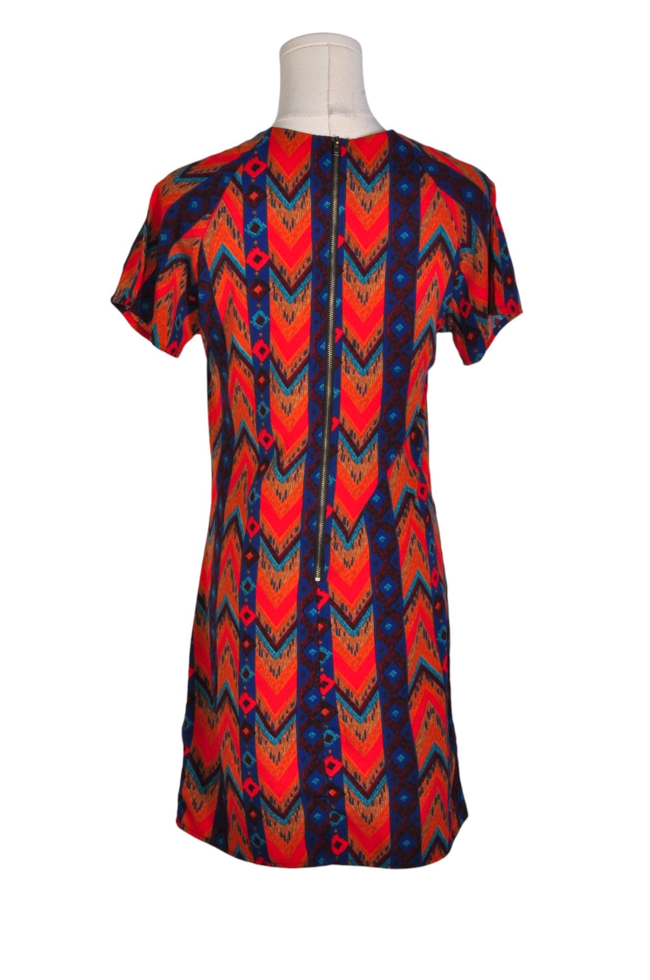 Stylish FOREVER 21 Red Regular Fit Women's Shirt Dress - Size S