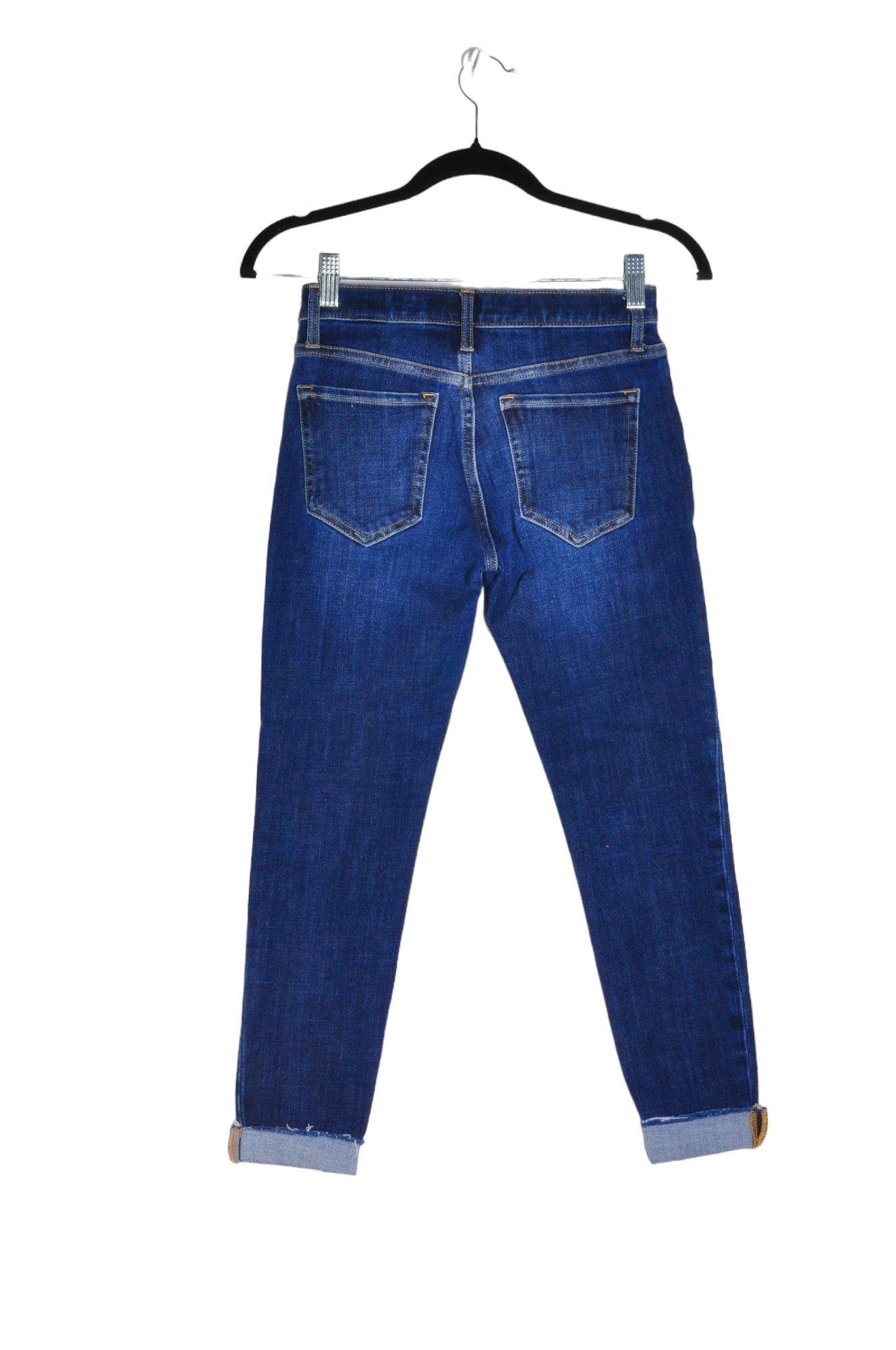BANANA REPUBLIC Stylish Women's Blue Regular-Fit Straight-Legged Jeans Size 24