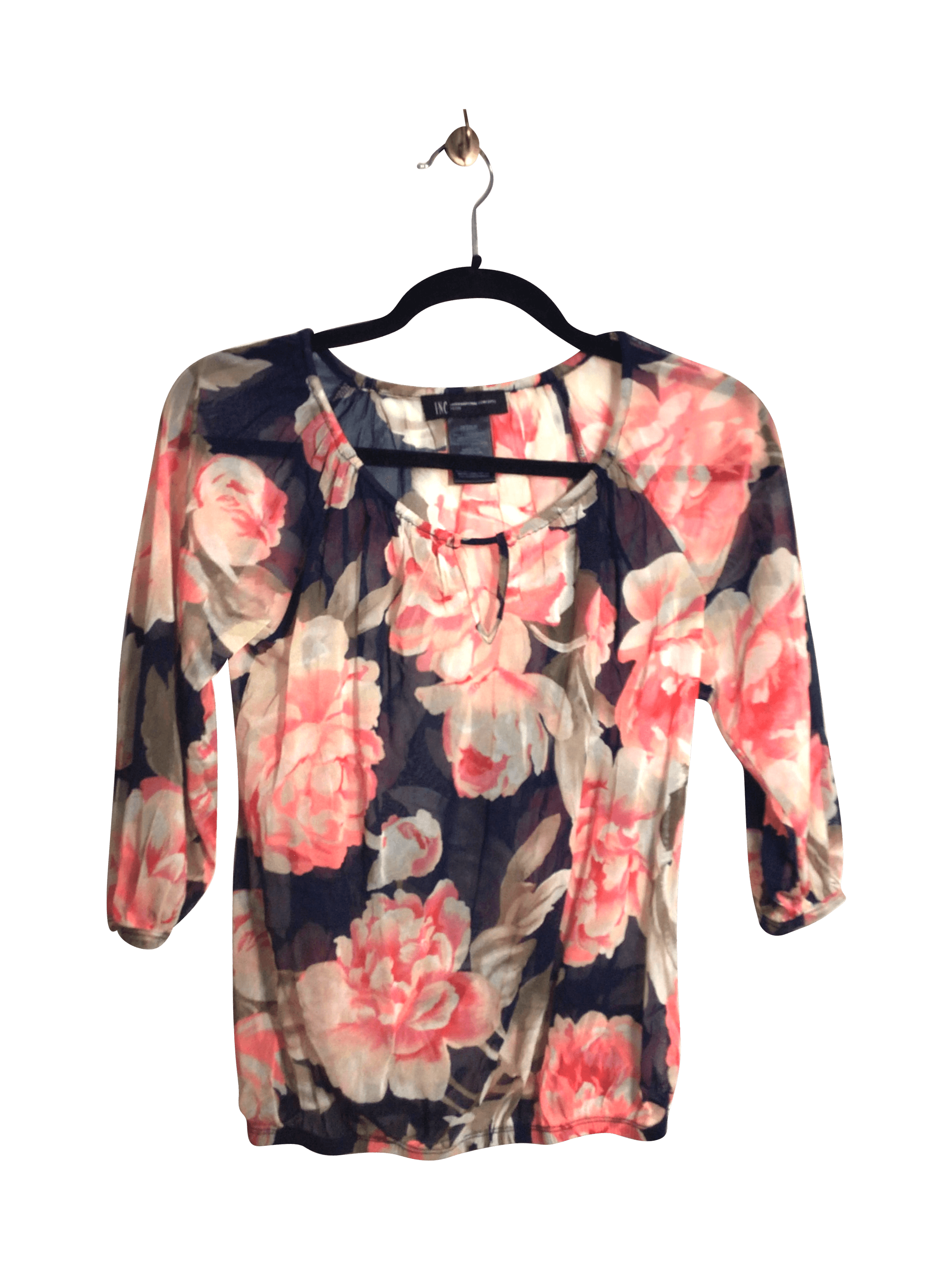 INTERNATIONAL CONCEPTS Stylish Pink Regular - Fit Women's Blouse in Size S