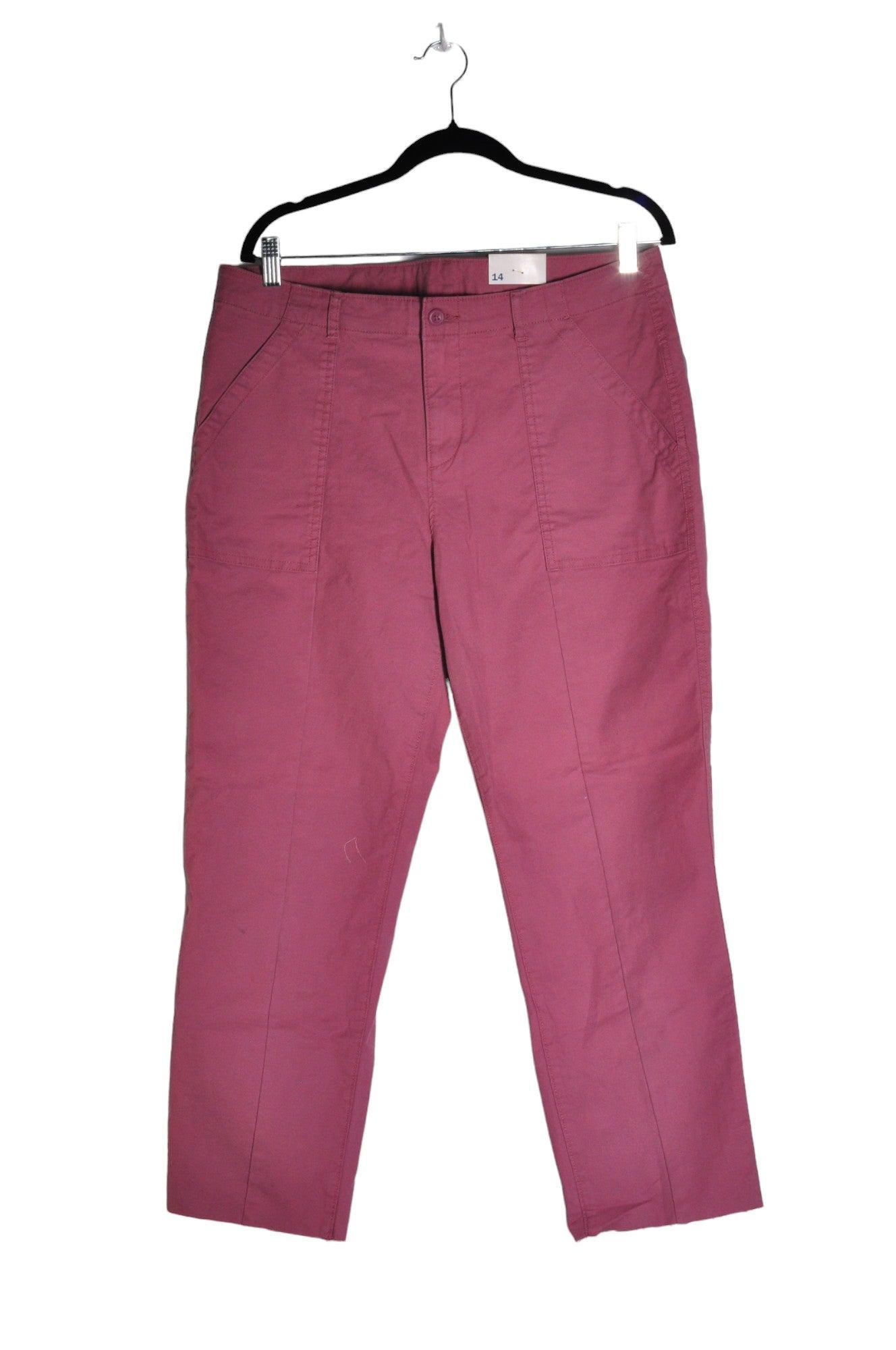 OLD NAVY Women's Stunning Pink Regular-Fit Straight-Legged Jeans - Size 14