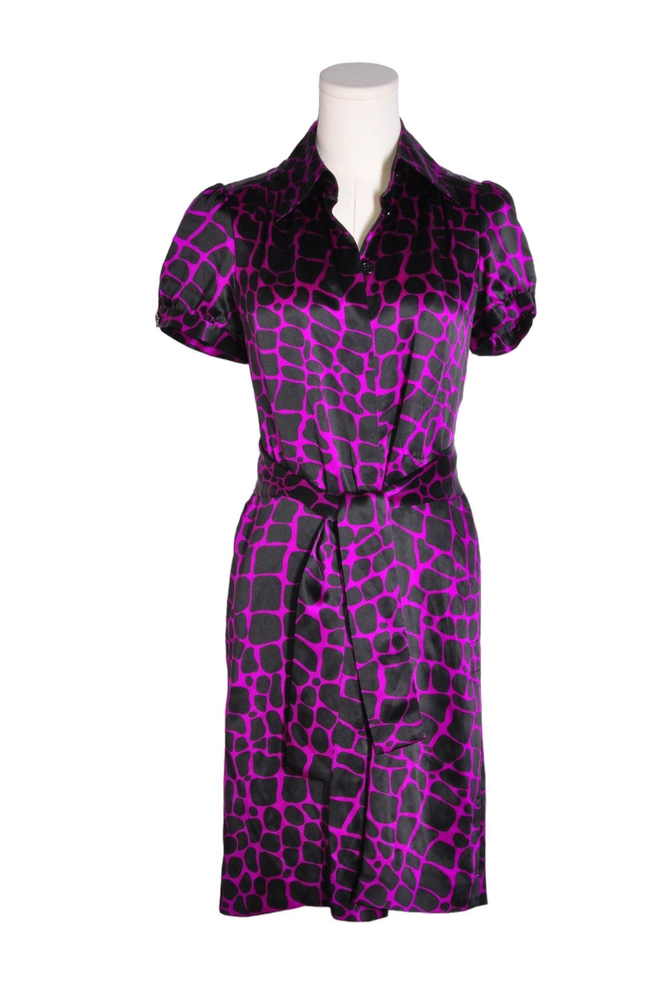 Stylish INTERNATIONAL CONCEPTS Purple Regular-Fit Women's Wrap Dress Size 8
