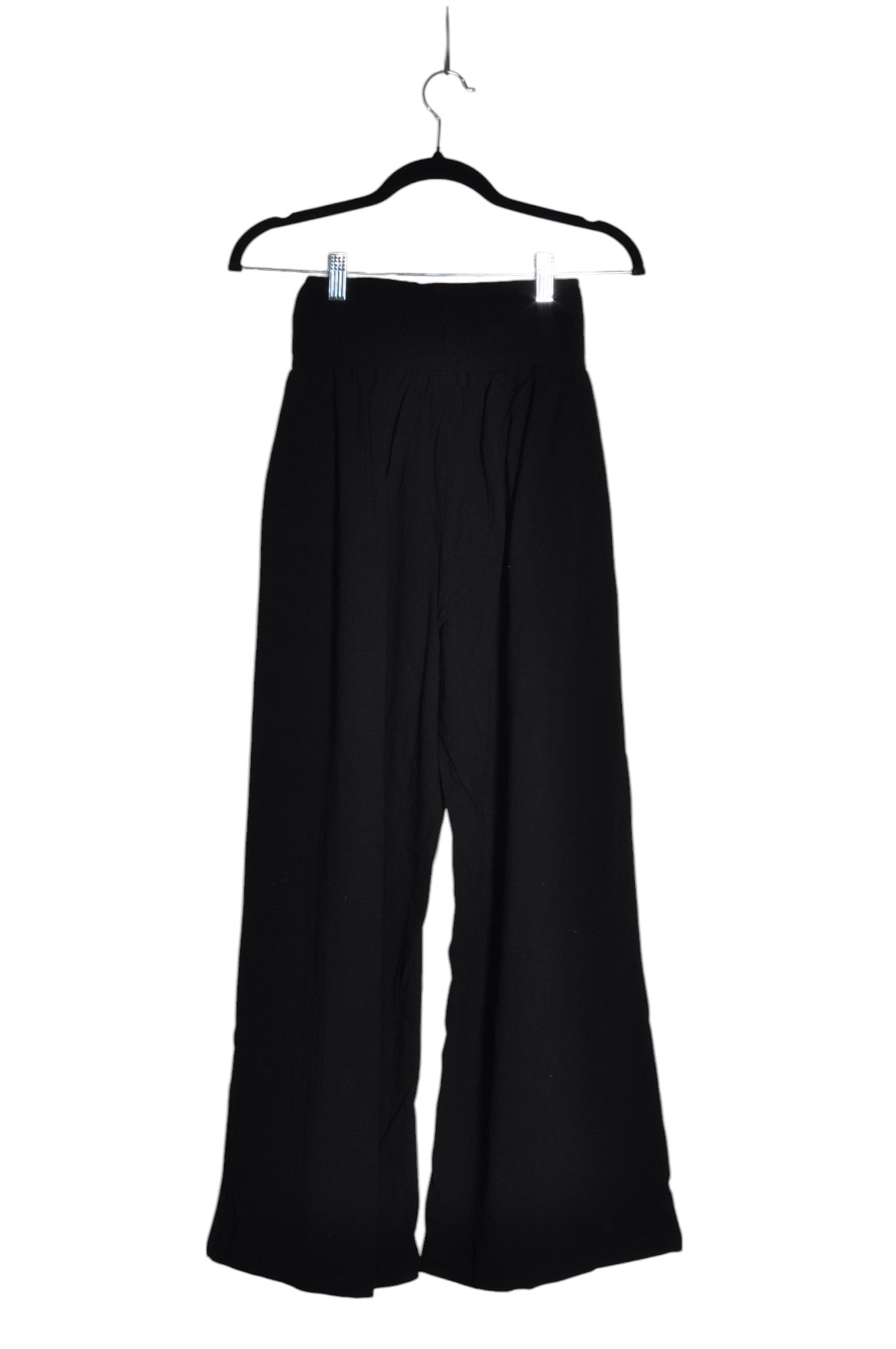 FAMULILY Stylish Women's Black Palazzo Pants - Regular Fit, Size M