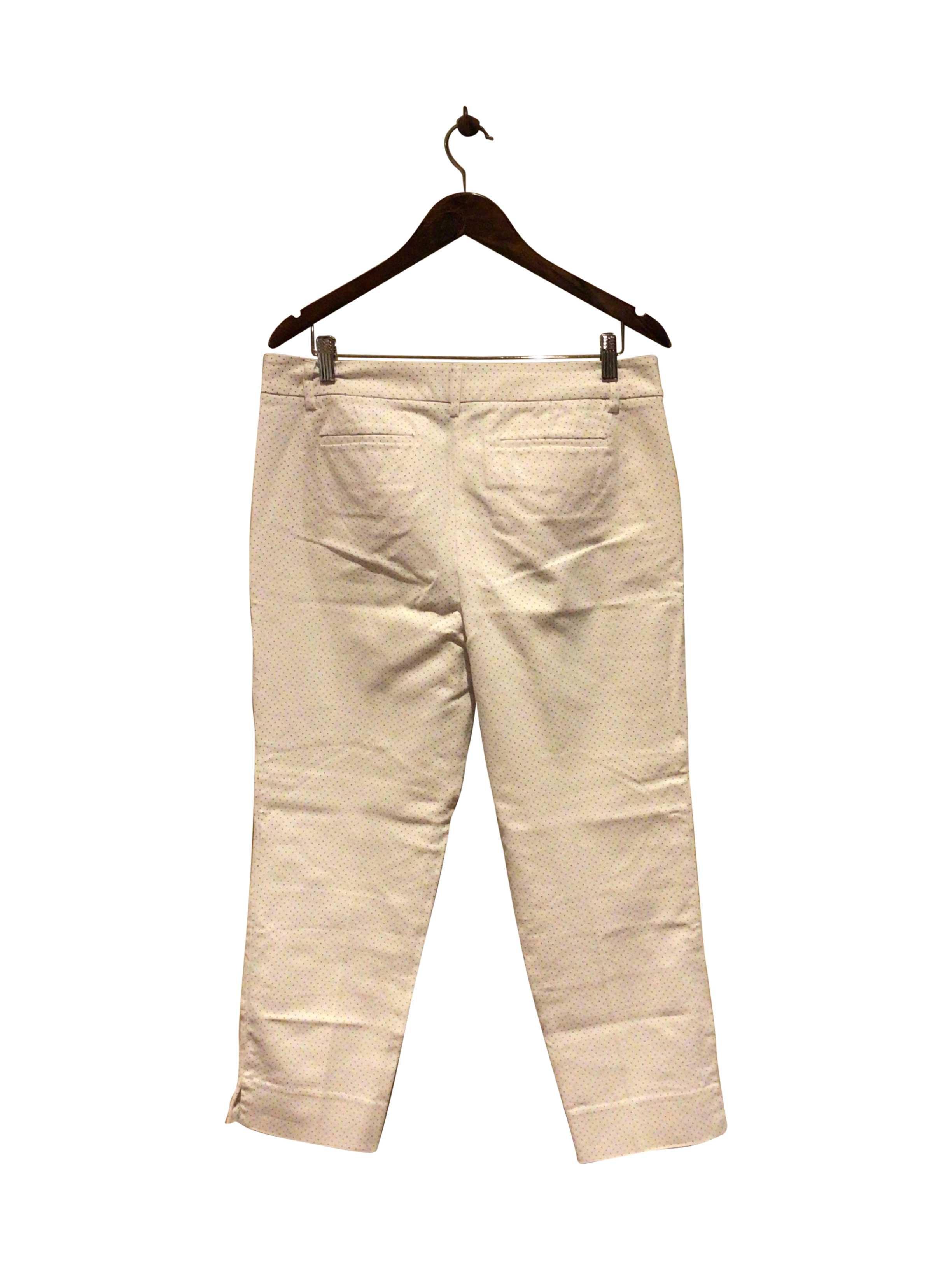 DALIA Stylish Regular Fit White Pant - Size 12