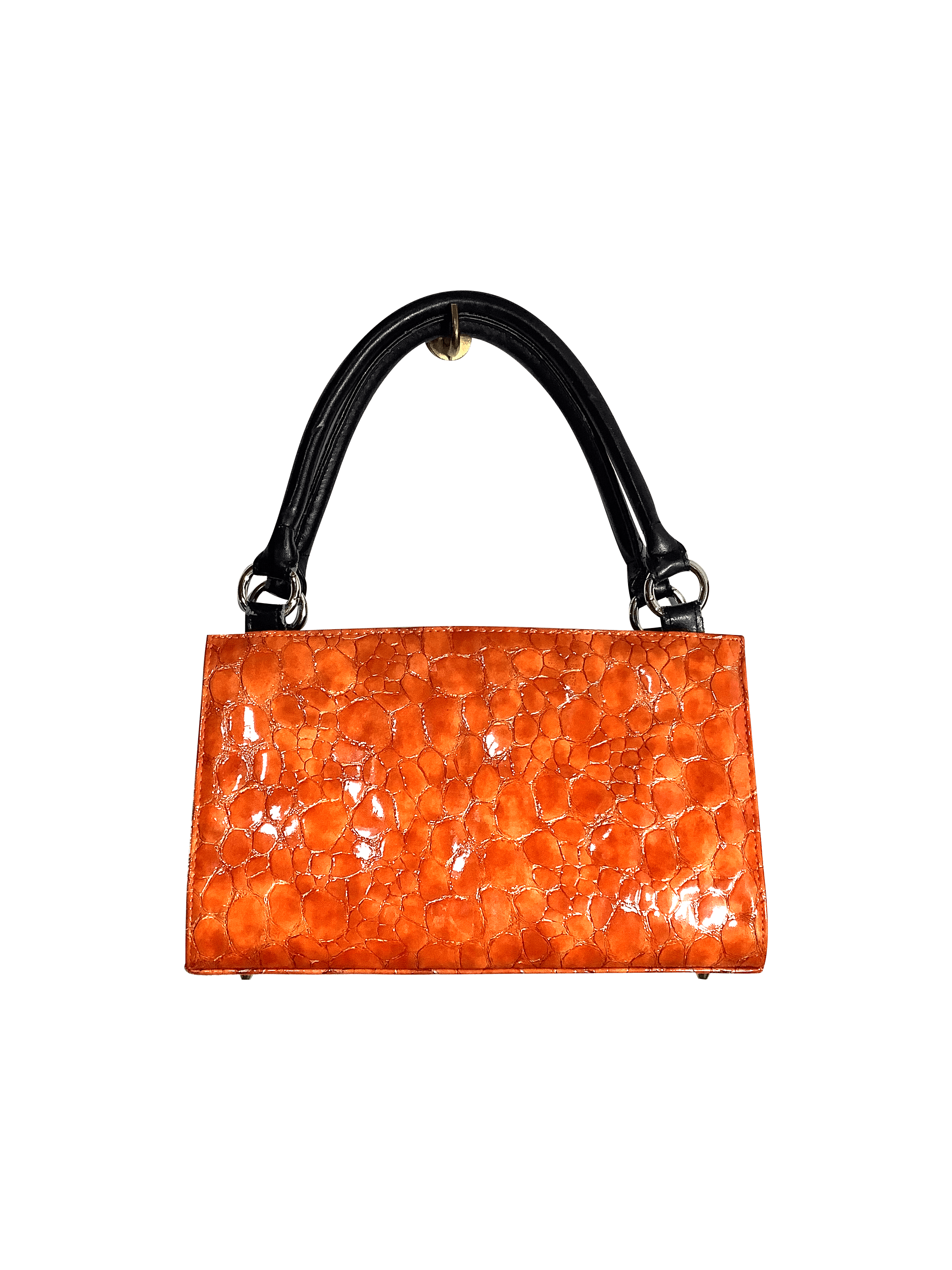 Stylish MICHE Women's Orange Regular-Fit Handbag - Size S