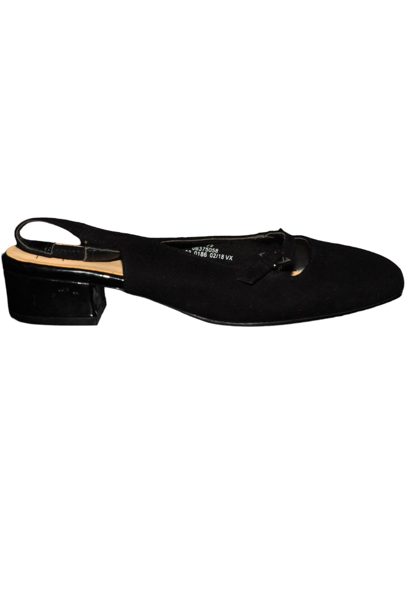 Stylish IN SOLIA Women's Black Regular-Fit Heels Size 7.5
