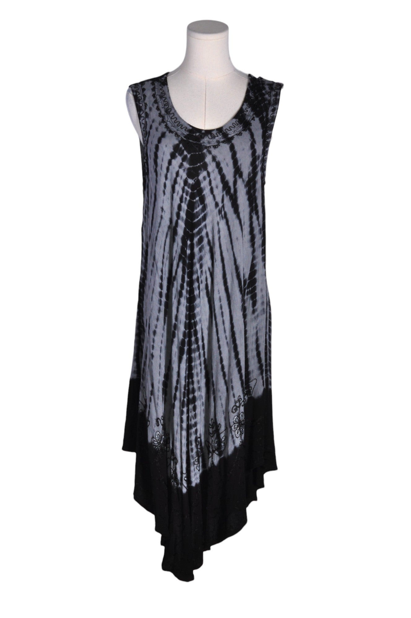 IN GEAR Stylish Women's Gray Regular-Fit High Low Dress - Size L