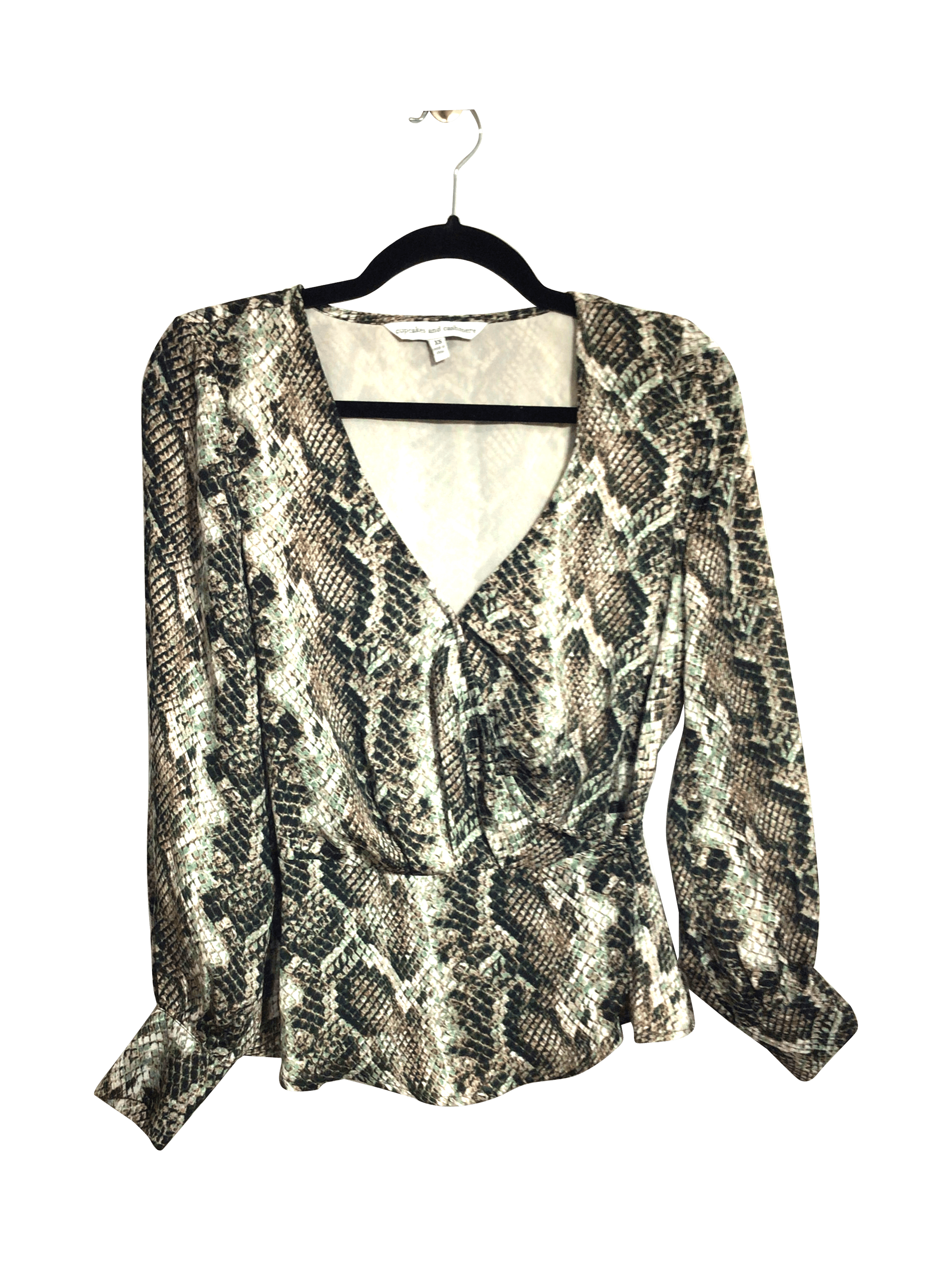 Gorgeous CUPCAKES AND CASHMERE Women's Green Regular - fit Blouses in XS Size