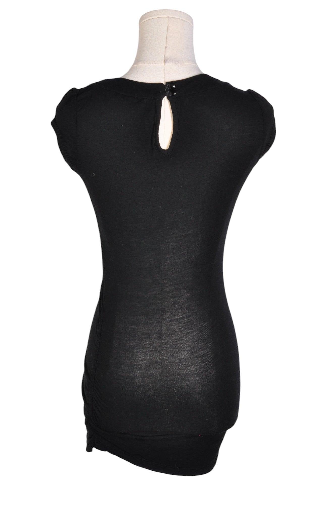 Stylish CHATEAU Women's Black XXS Regular-Fit Blouses