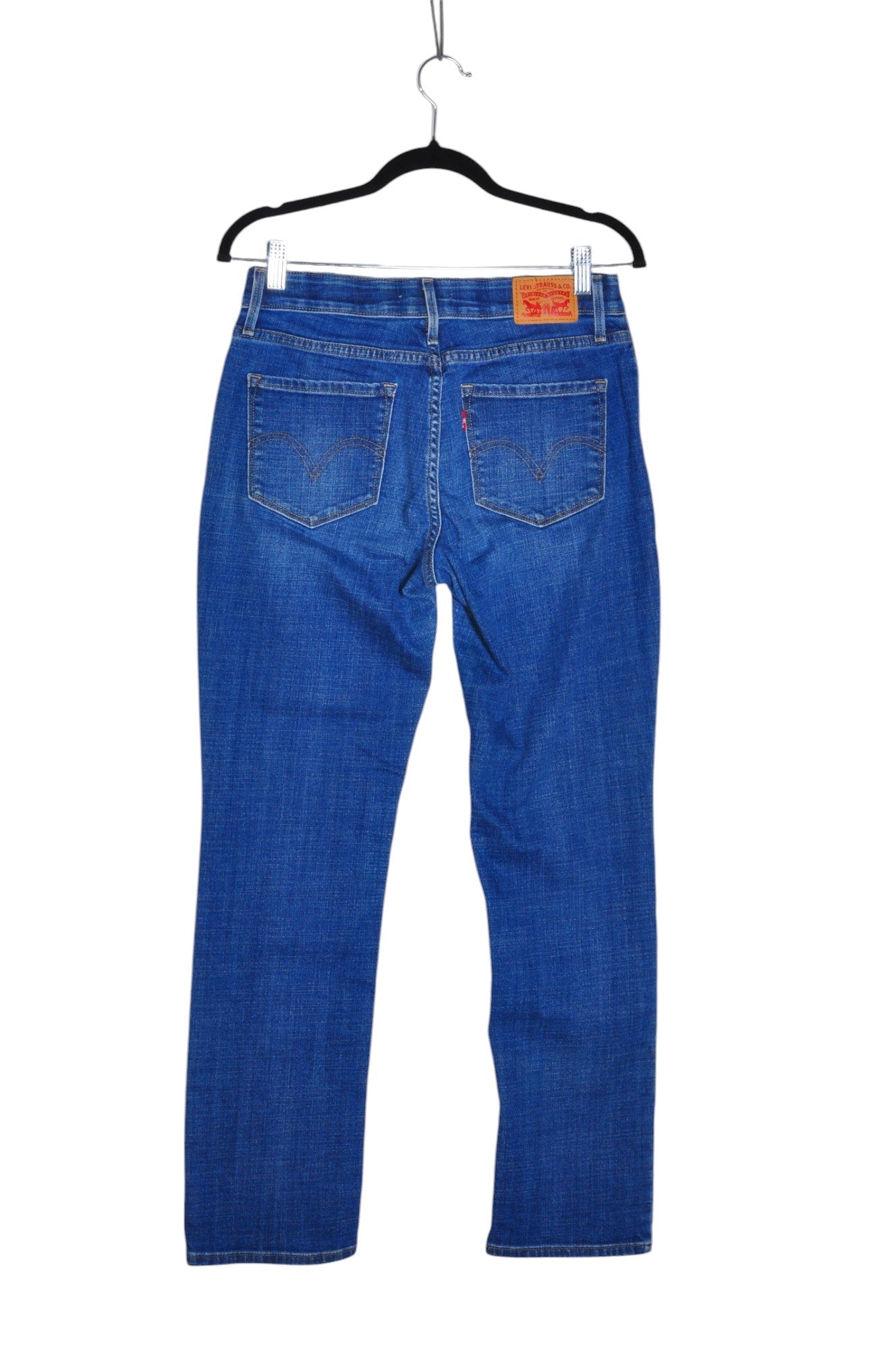 LEVI'S Second Hand Women's Blue Regular Fit Straight-Legged Jeans - Size 6