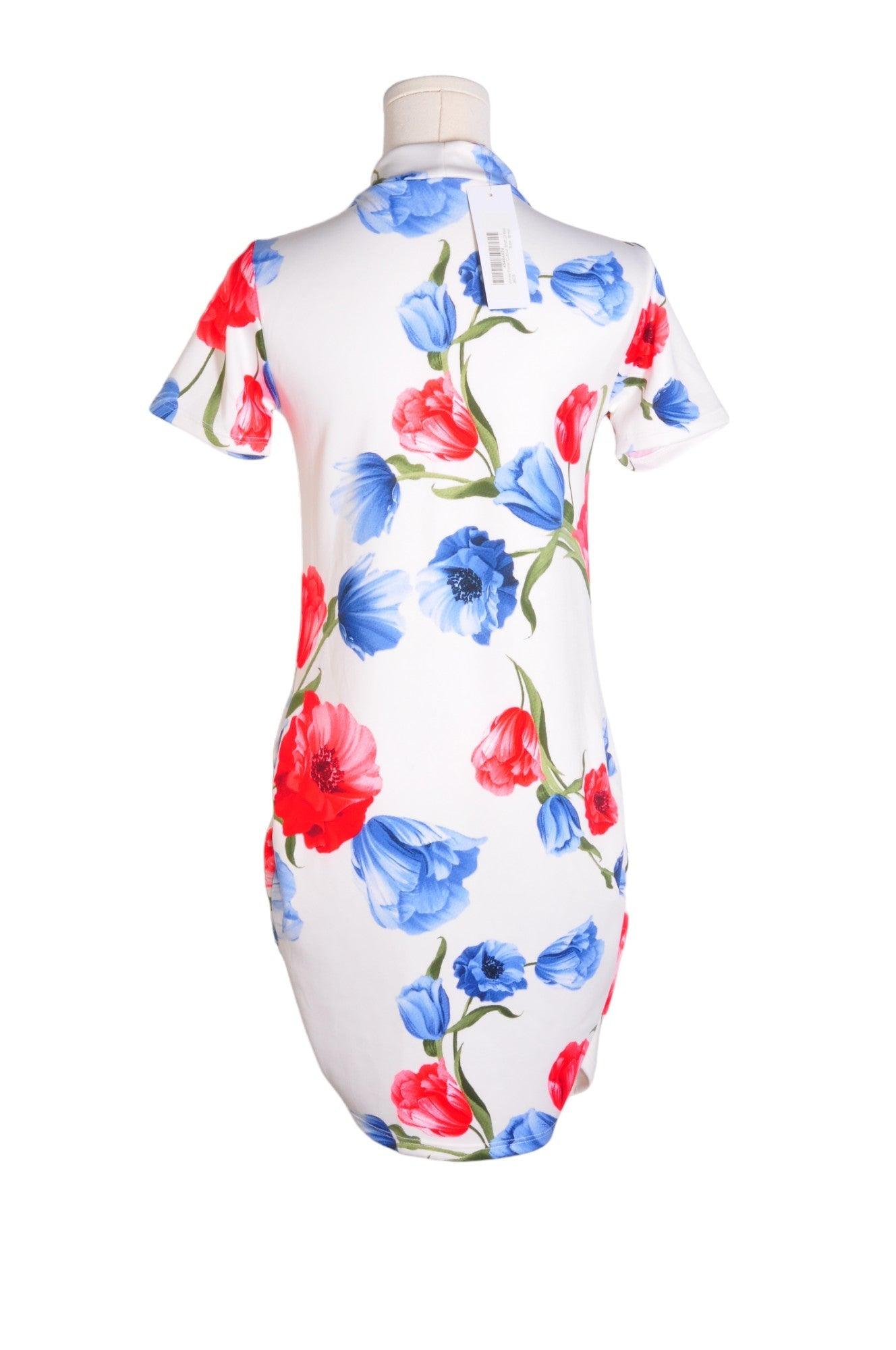 J MODE Stylish Women's White Regular Fit Bodycon Dress - Size S