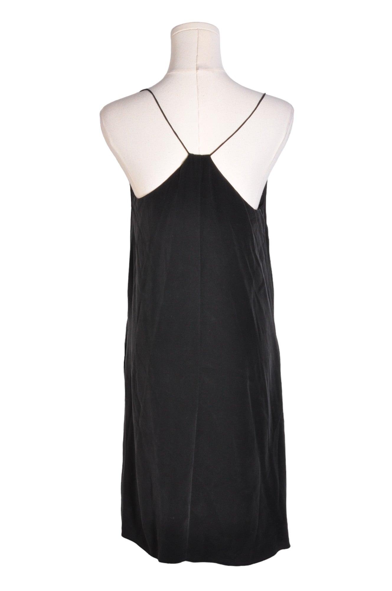 CYNTHIA ROWLEY Stylish Women's Black Slip Dress - Size 2, Regular Fit