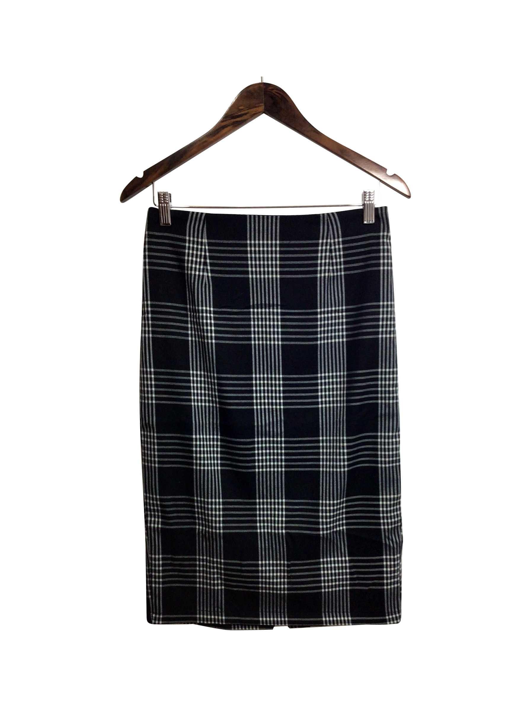 FOREVER 21 Stylish Regular Fit Knee-Length Black Skirt - Size M
