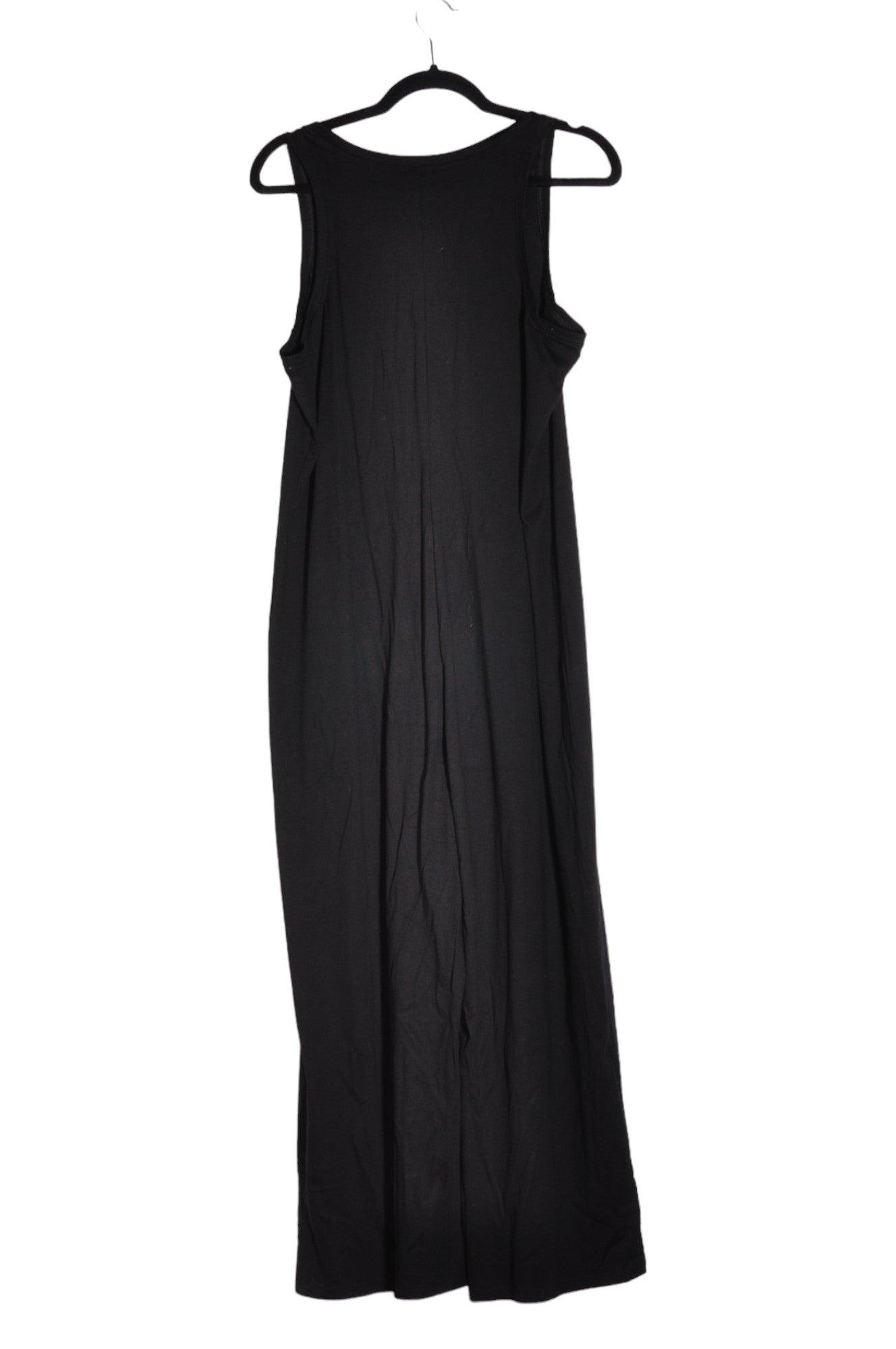 ONLY Second-Hand Women's Black Regular-Fit Ankle-Length Sleeveless Scoop-Neck Jumpsuit - Size L