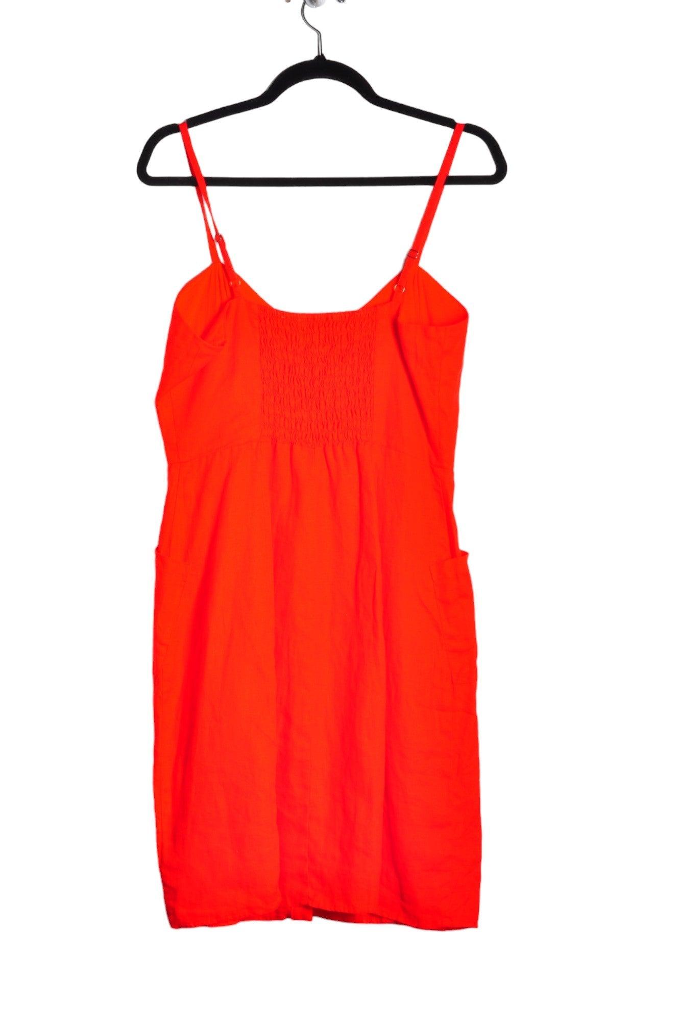 CYNTHIA ROWLEY Stylish Women's Orange Regular Fit Drop Waist Dress - Size 8