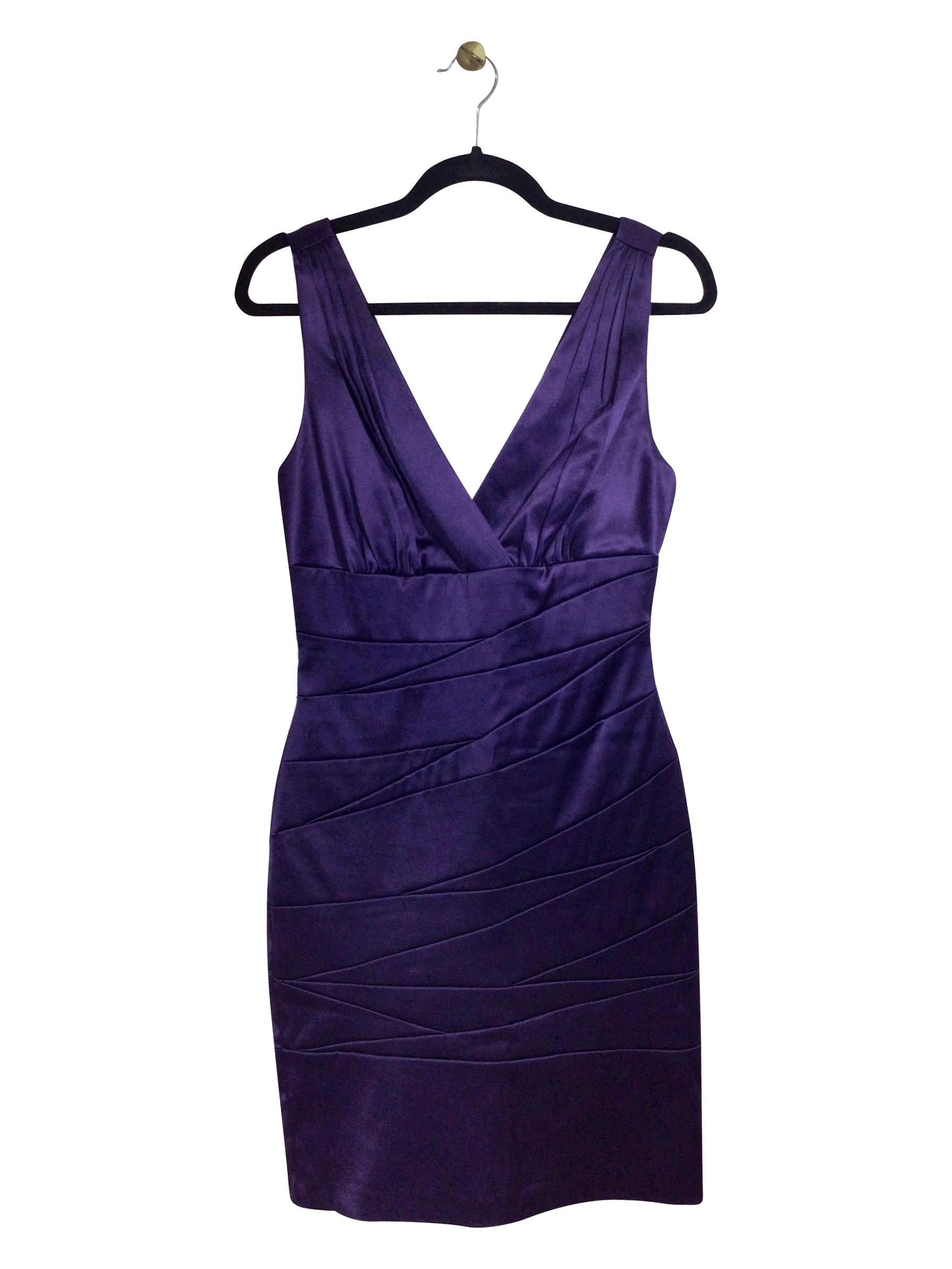 CHATEAU Stylish Purple Regular Fit Bodycon Dress - Size S