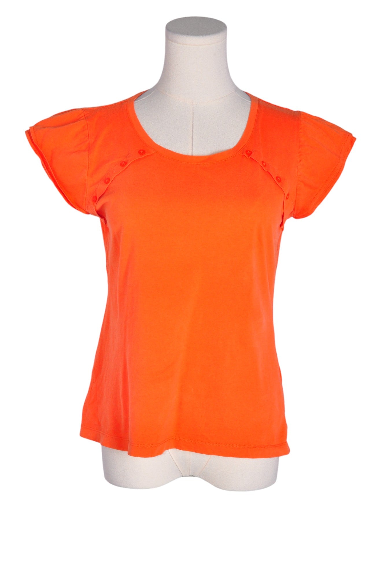 CORTEFIEL Stylish Orange Regular-fit Women's Blouses - Size M