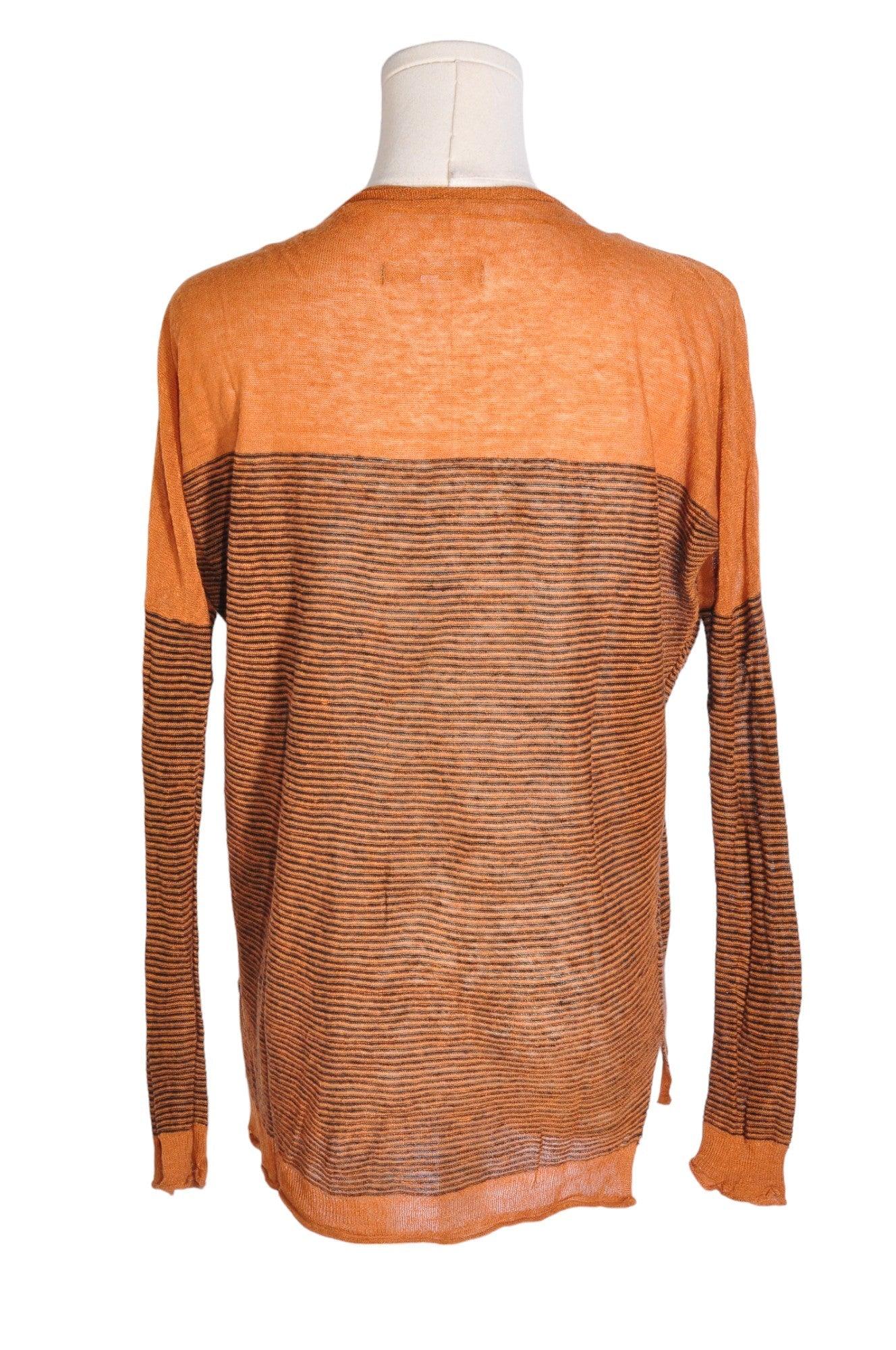 Stylish MONK & LOU Women's Brown Regular Fit Long Sleeve T-Shirt - Size XS