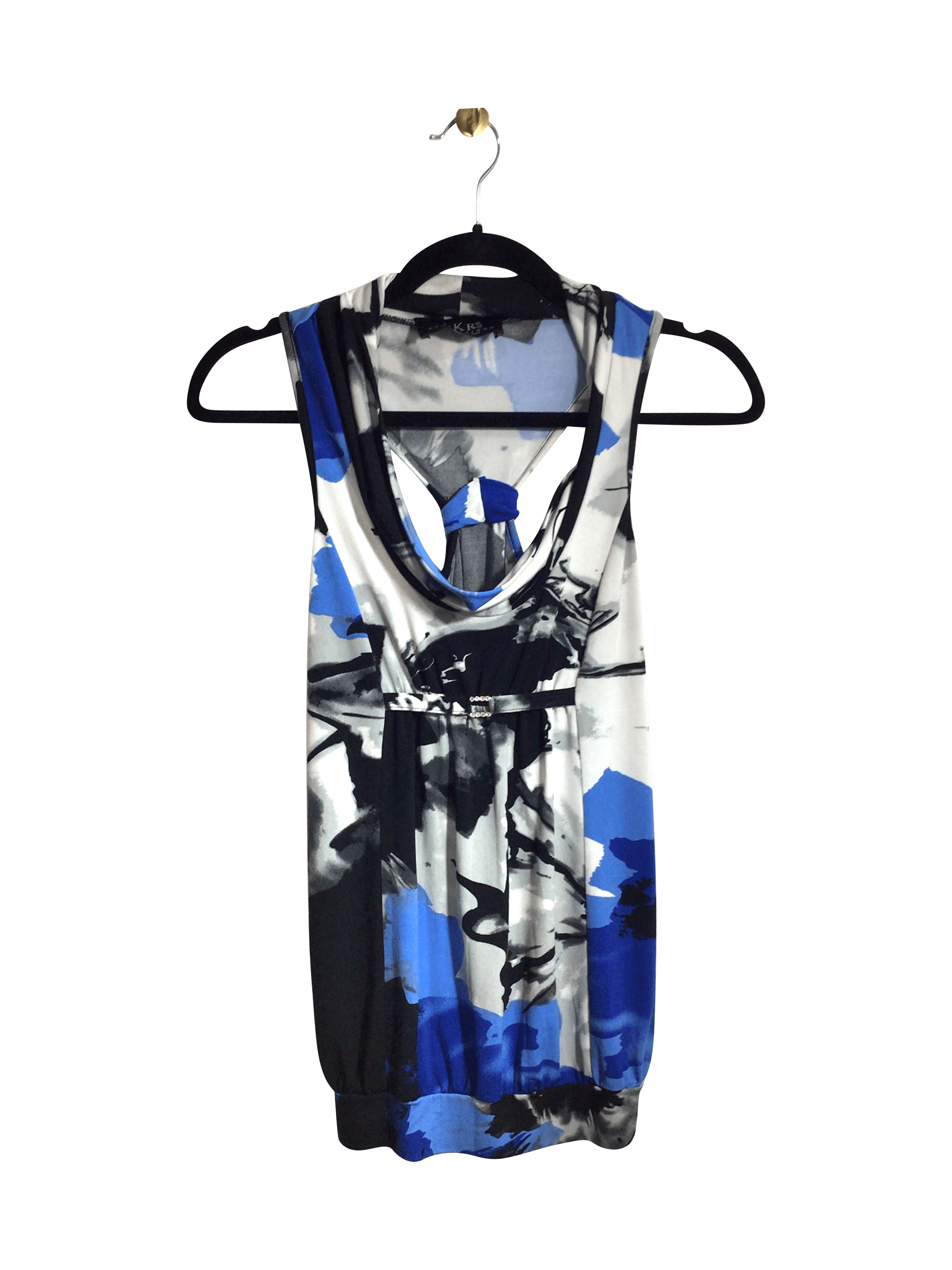 HKR Stylish Women's Regular-Fit Black Blouse - Size S