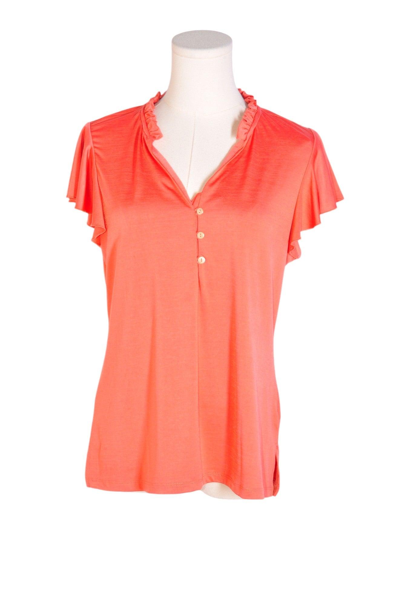 CONTEMPO Stylish Pink Regular-Fit Women's Blouses - Size M