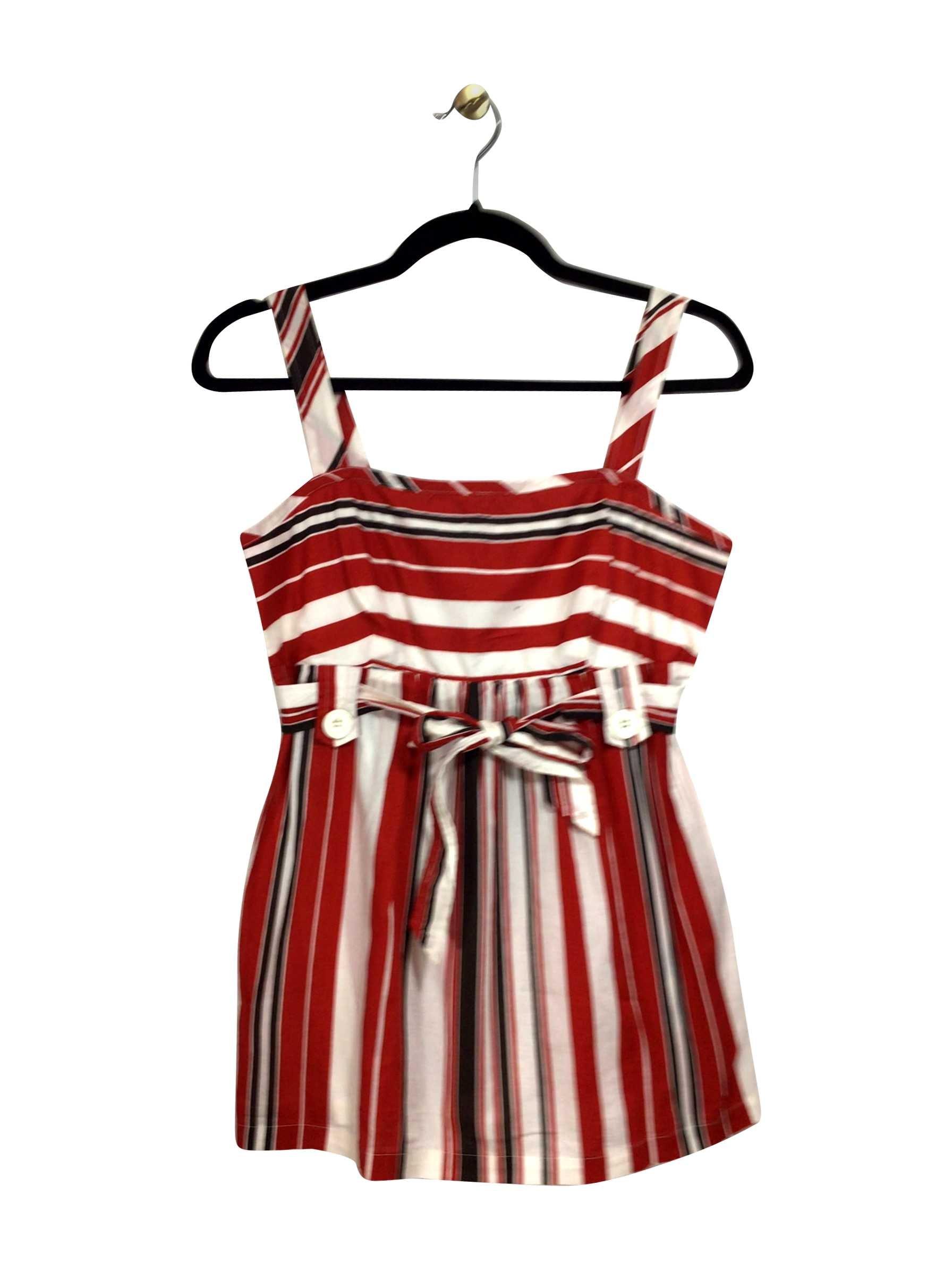 LOFT Stylish Regular Fit Red Tank Top - Size S