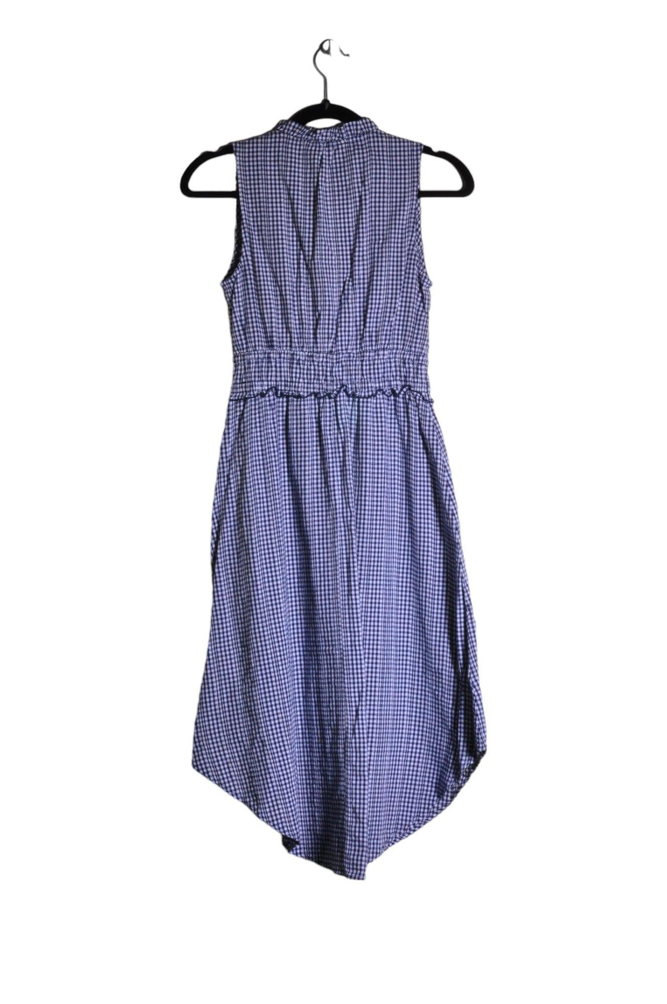 HOPE & HARLOW Stylish Blue Regular Fit Women's High Low Dress - Size 2