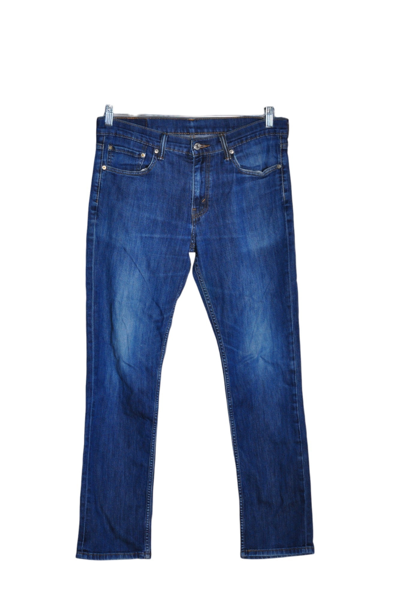 LEVI'S Second Hand Blue Women's Regular Fit Straight-Legged Jeans Size 32
