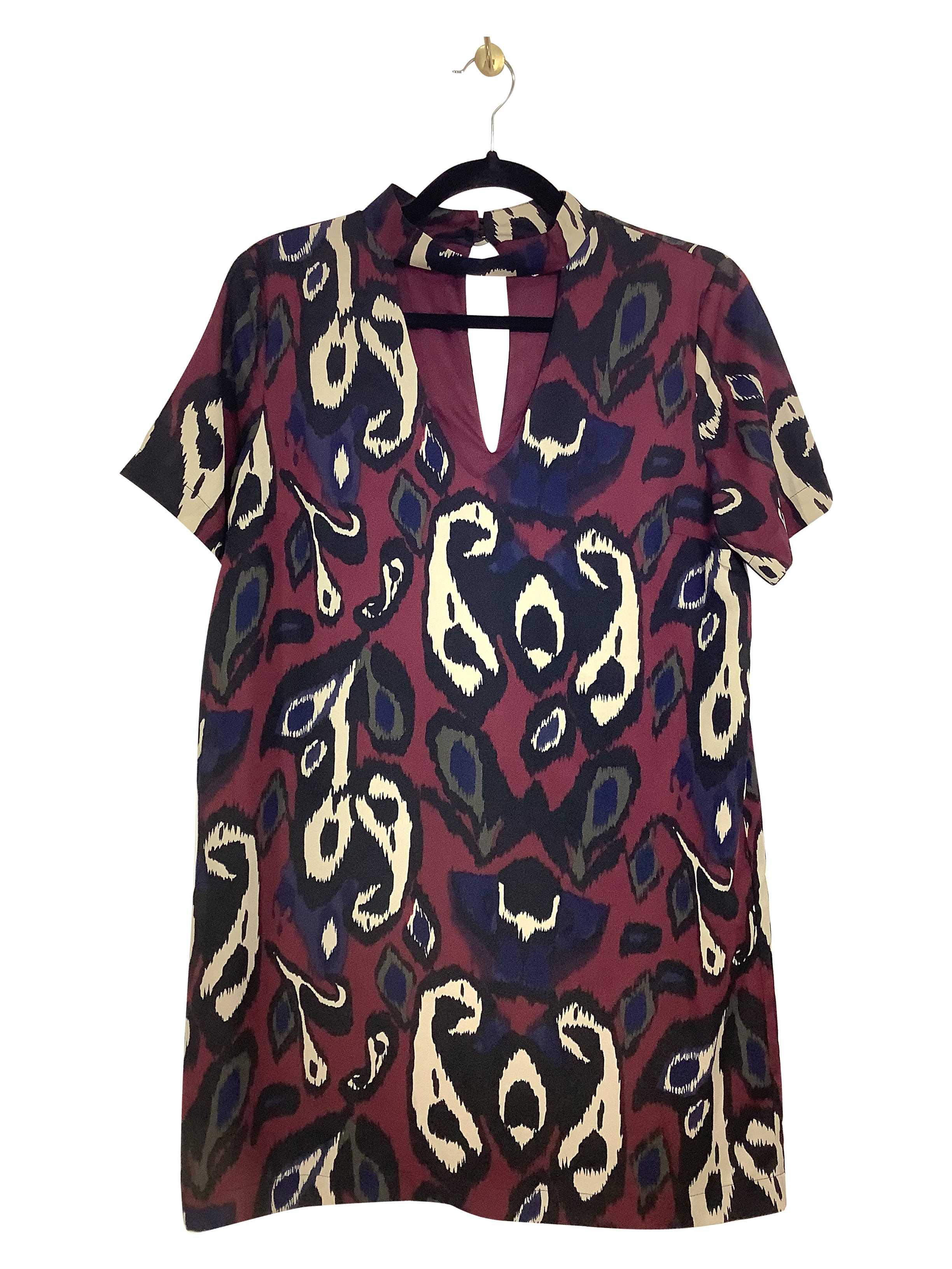 Stylish CARAMELA Regular Fit Red Midi Dress - Size S