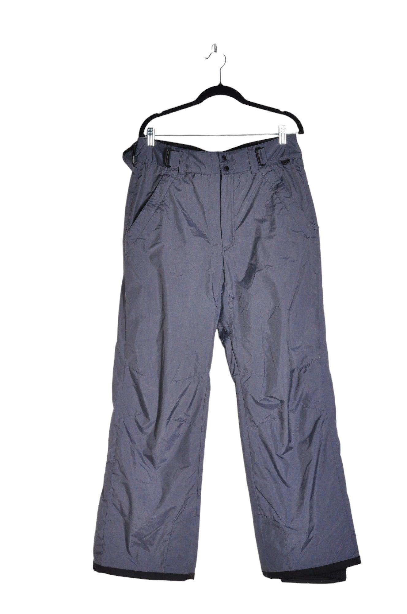 COLUMBIA Men's Gray Regular Fit Second - Hand Activewear Jogging Pants Size M