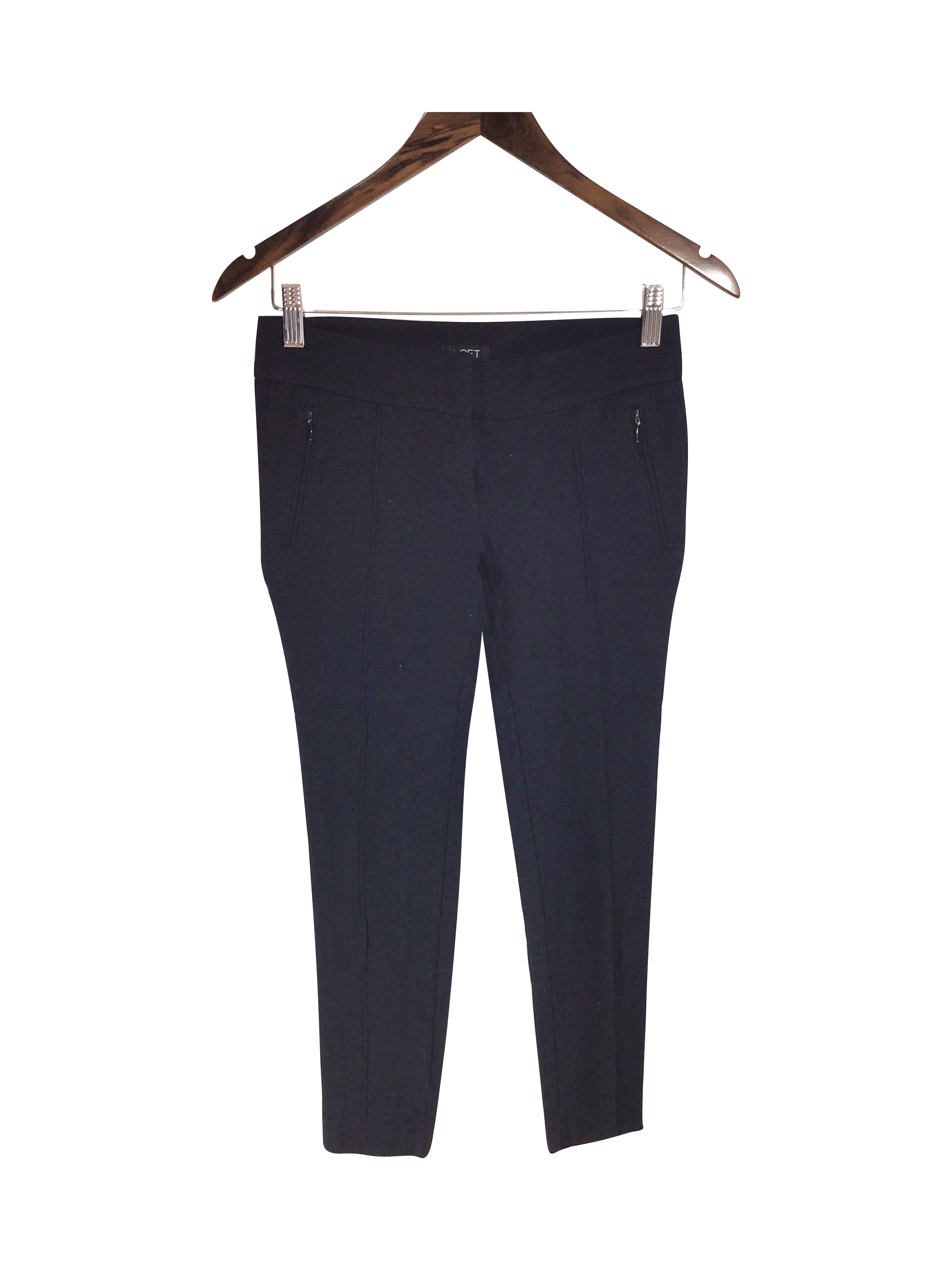LOFT Stylish Women's Regular Fit Black Work Pants - Size 0