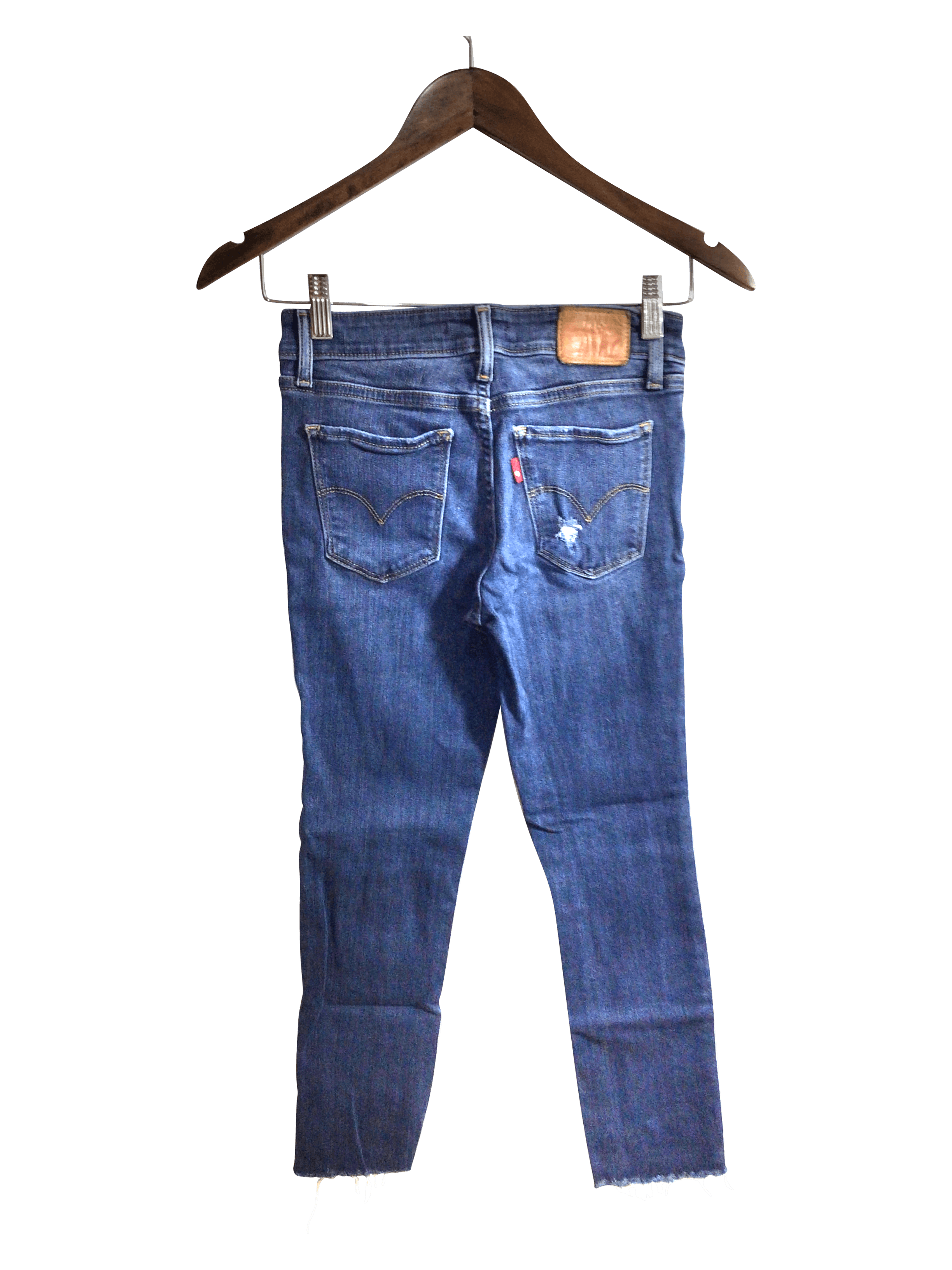 LEVI'S Second Hand Women's Blue Regular Fit Straight-Legged Jeans - Size 25