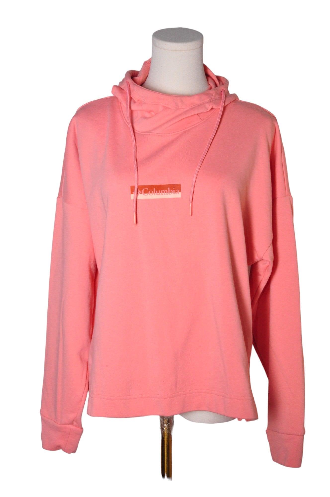 COLUMBIA Stylish Women's Pink Regular Fit Sweatshirts - Size M