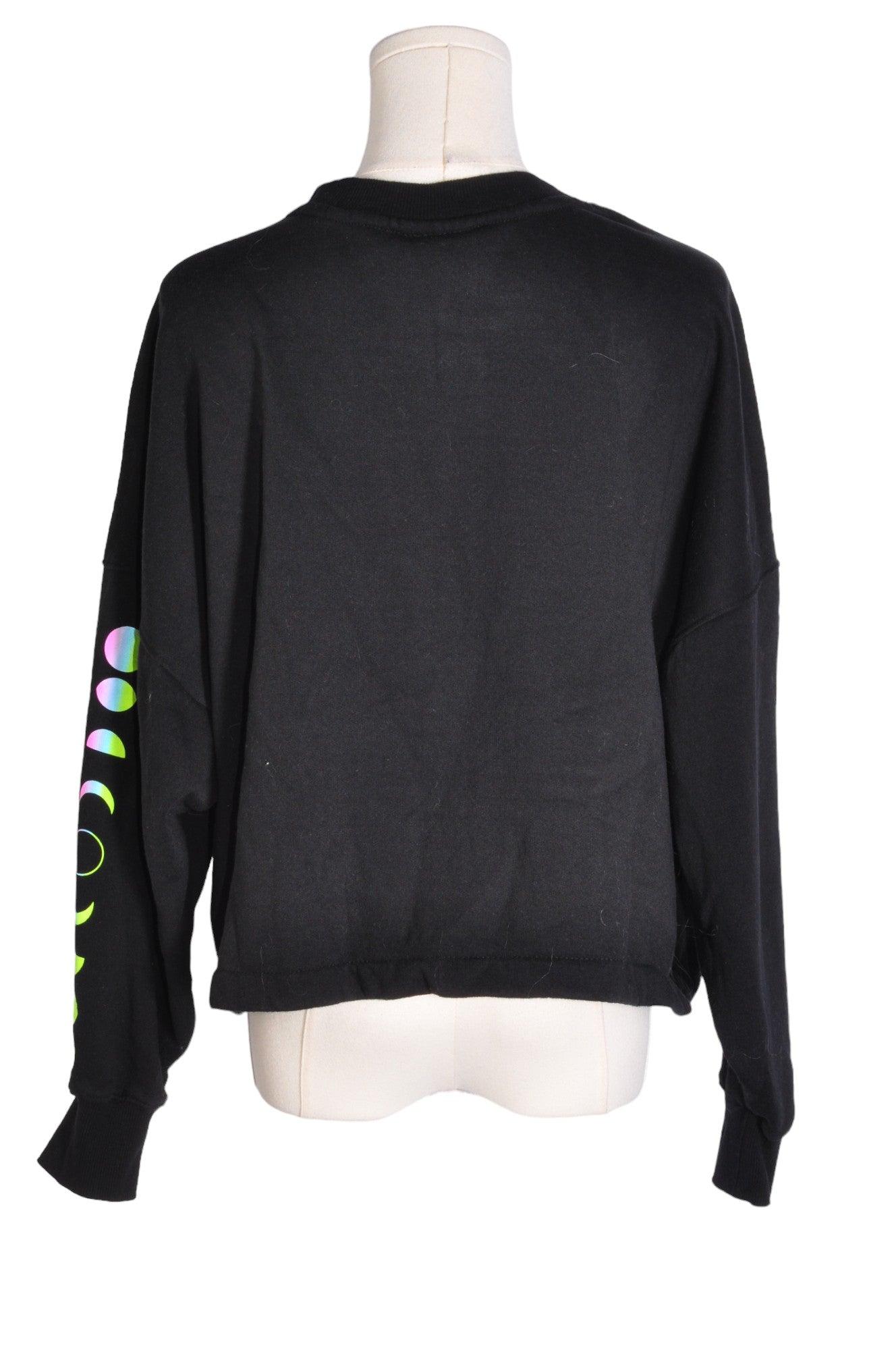 Stylish HYPER SPACE Women's Regular Fit Black Sweater - Size L