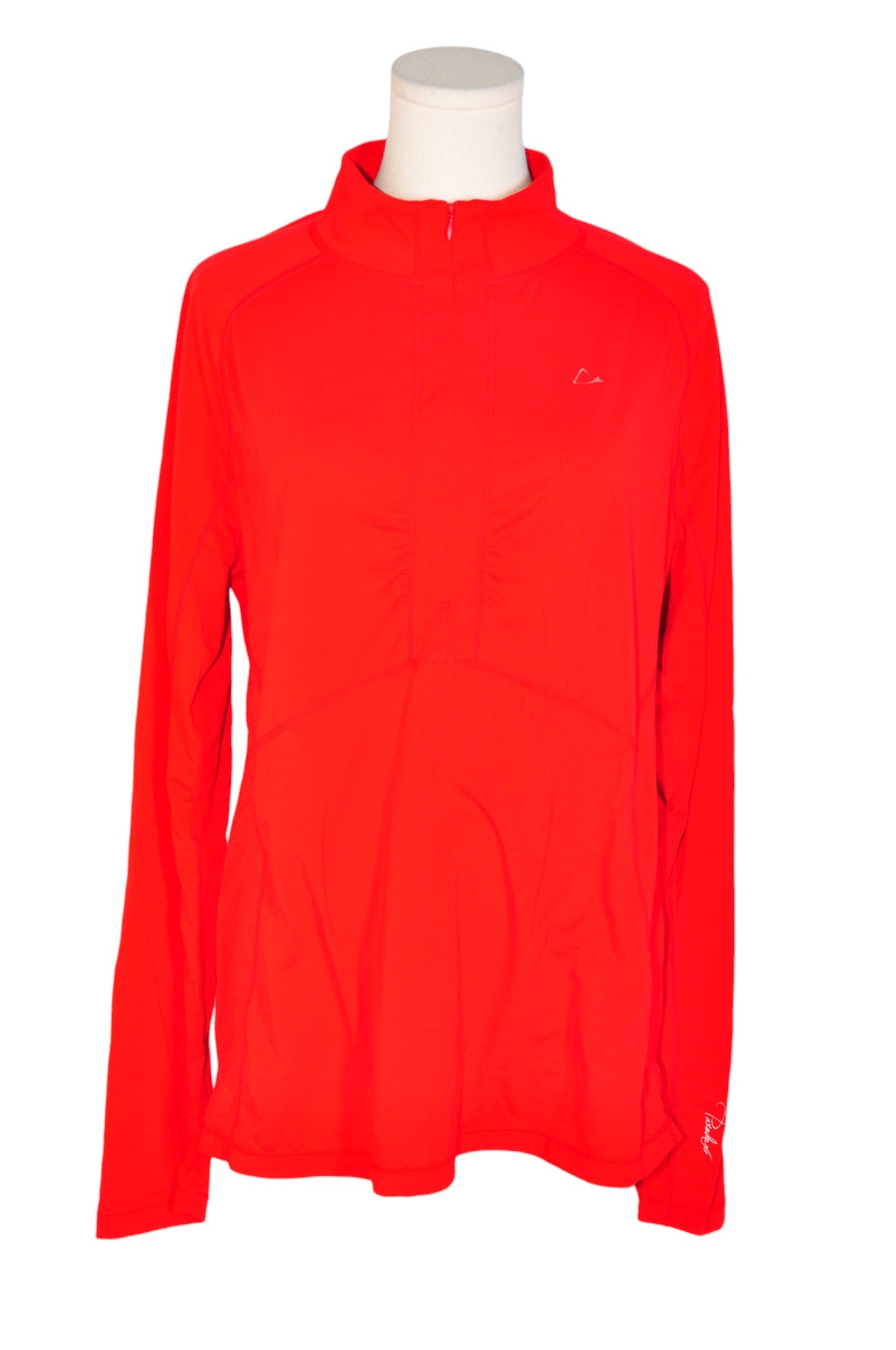 PARADOX Stylish Women's Orange Turtleneck Top - Regular Fit, Size XL