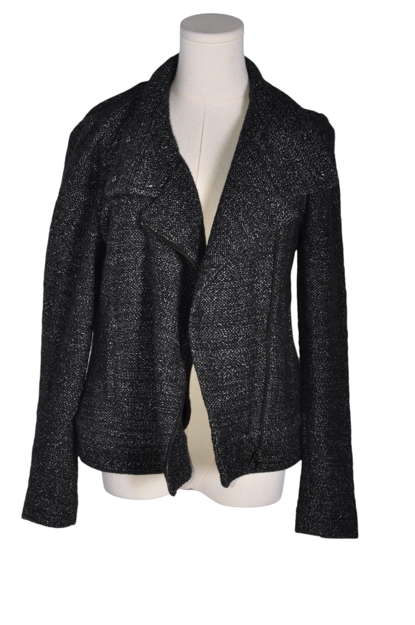 Stylish LOFT Women's Gray Regular-Fit Cardigan - Size S