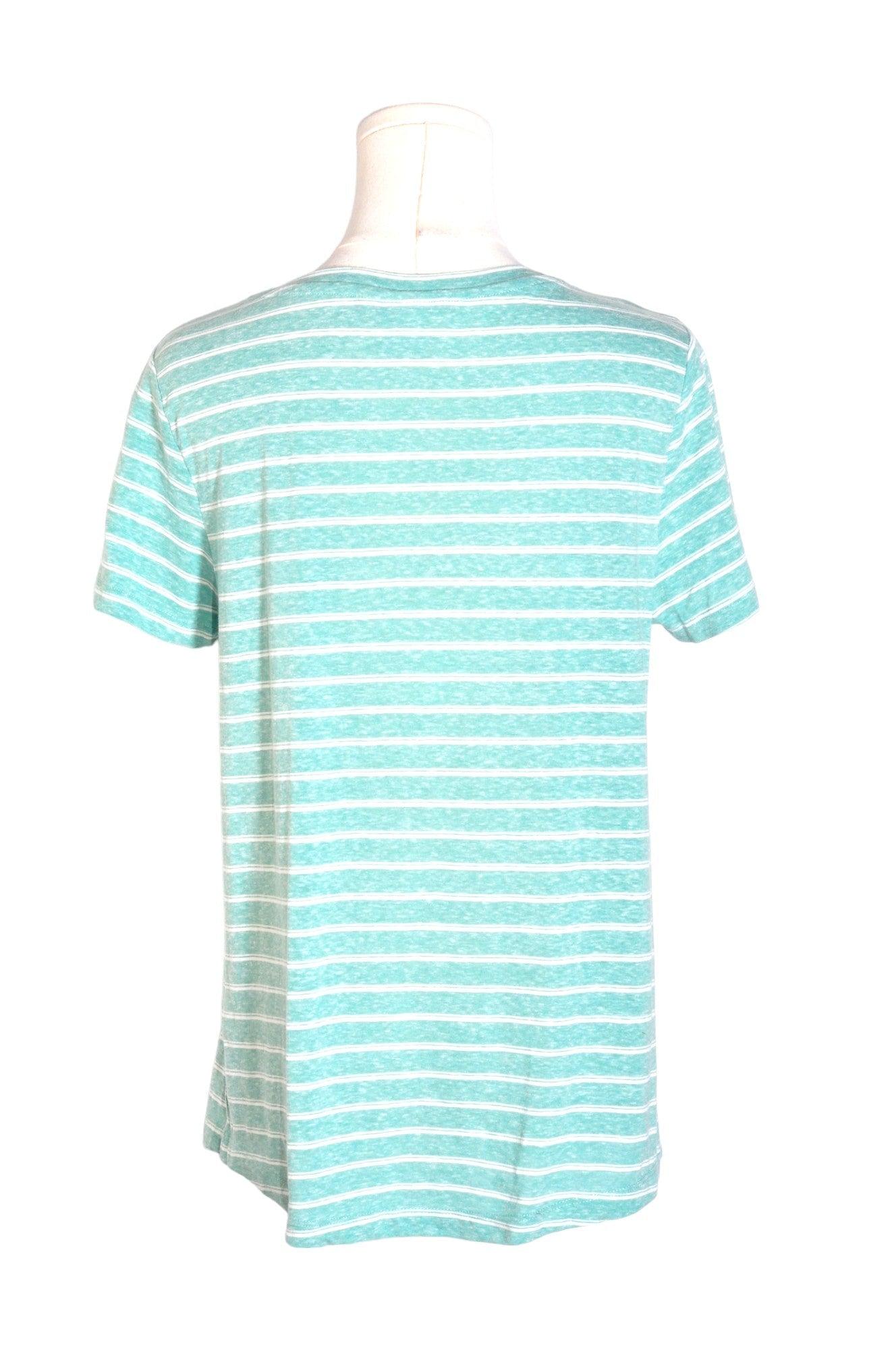 ICHI Stylish Green Regular-Fit Women's T-Shirt - Size M