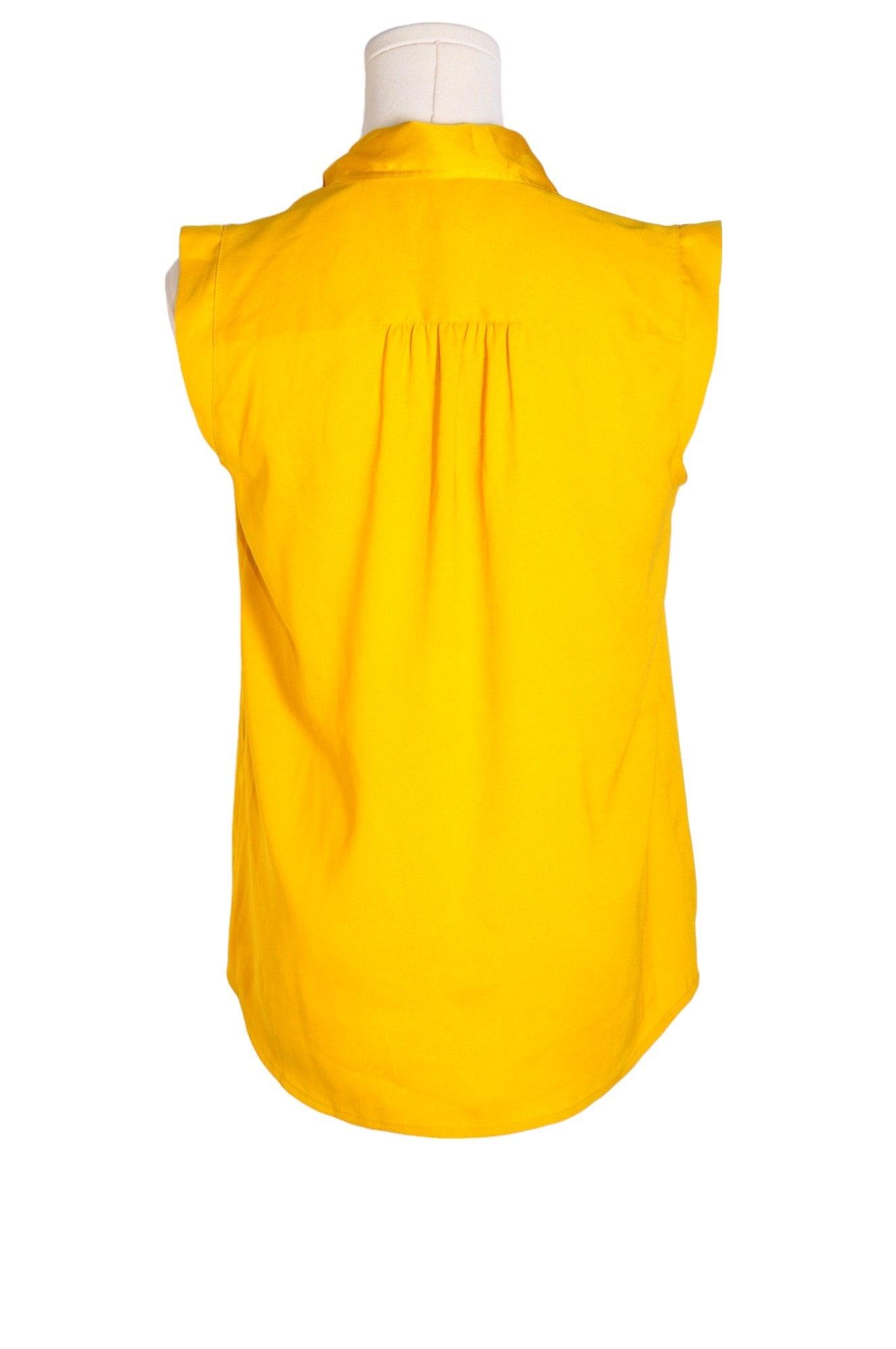 Chic LOFT Women's Yellow Regular Fit Blouses - Size XS