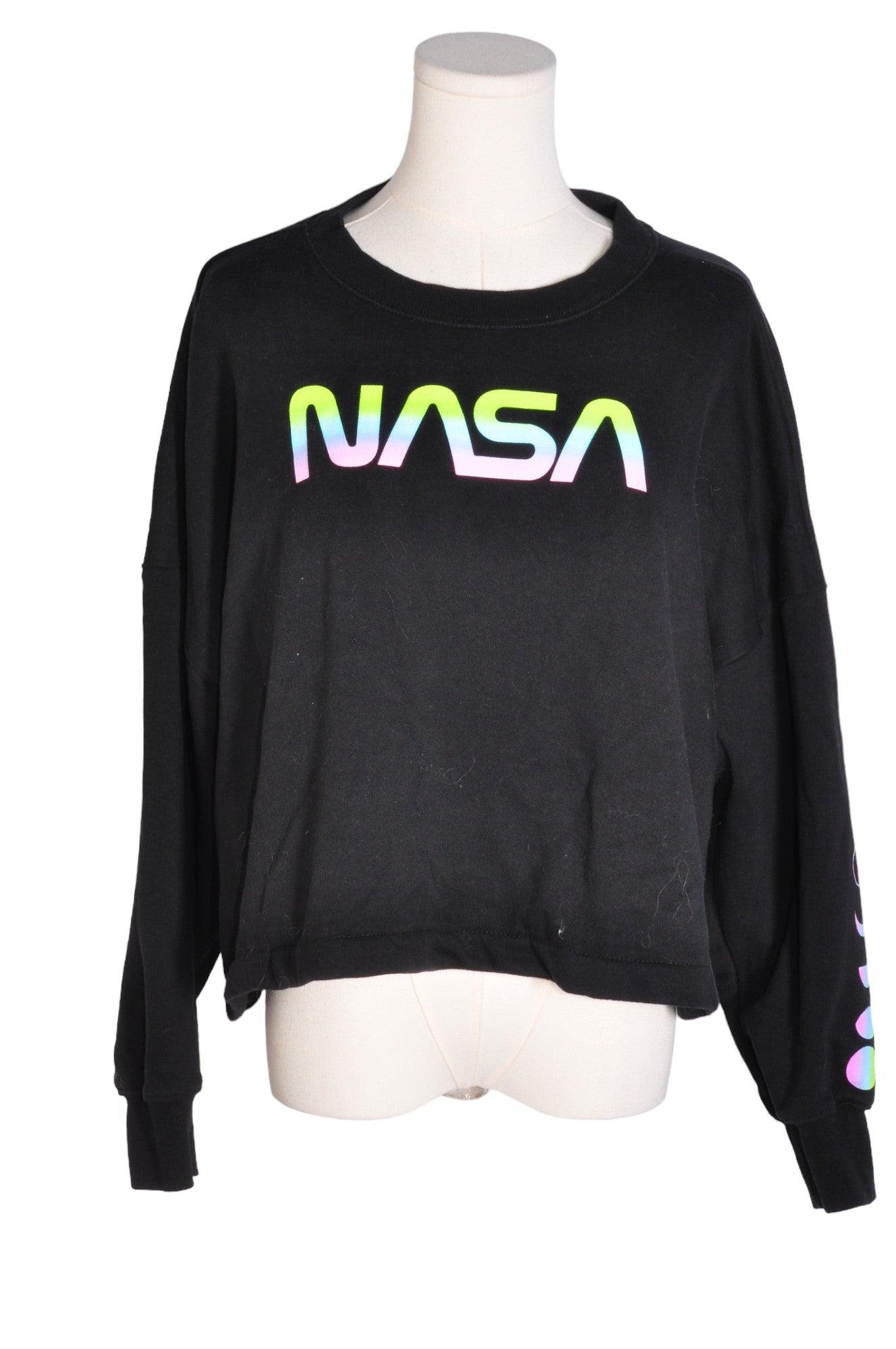 Stylish HYPER SPACE Women's Regular Fit Black Sweater - Size L