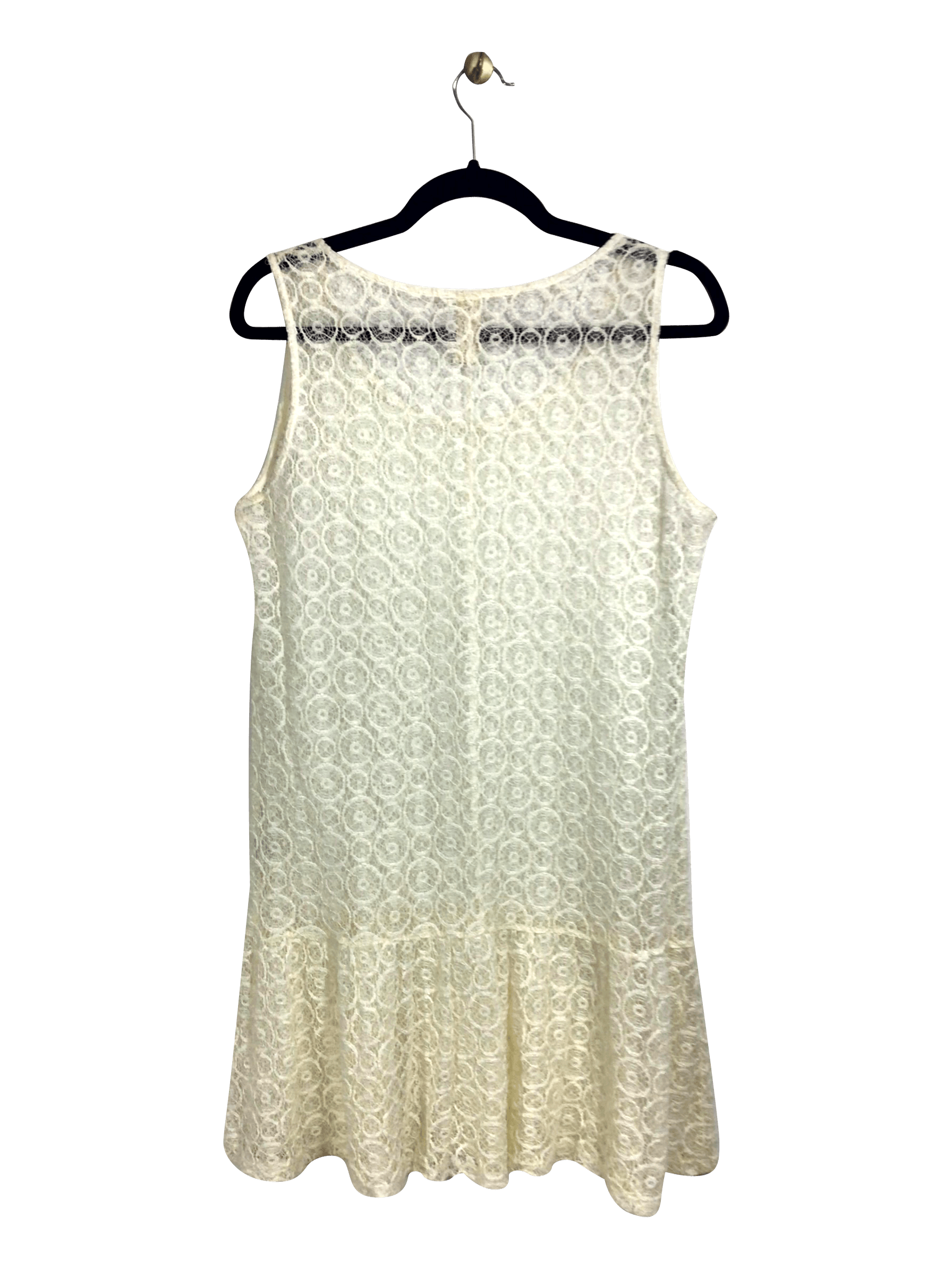 CHALET Women's White Regular Fit Second - Hand Sleeveless Blouse - Size S