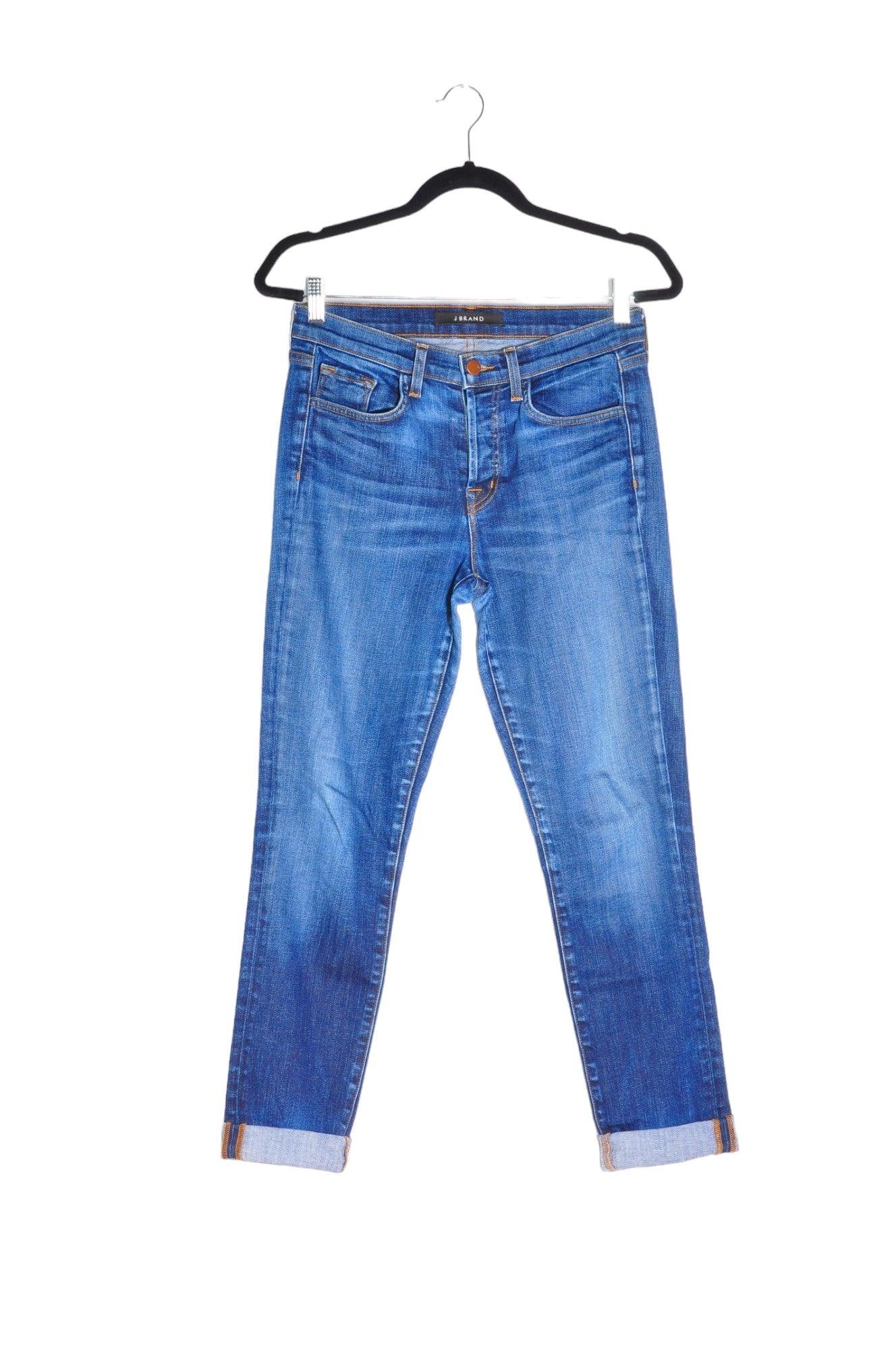 J. BRAND Stylish Women's Blue Regular-Fit Straight-Legged Jeans - Size 26
