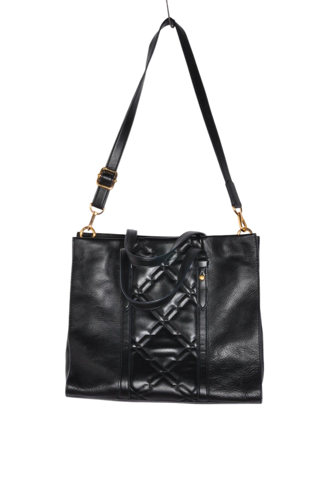 FOSSIL Stylish Regular-Fit Second-Hand Women's Black Handbag - Size S