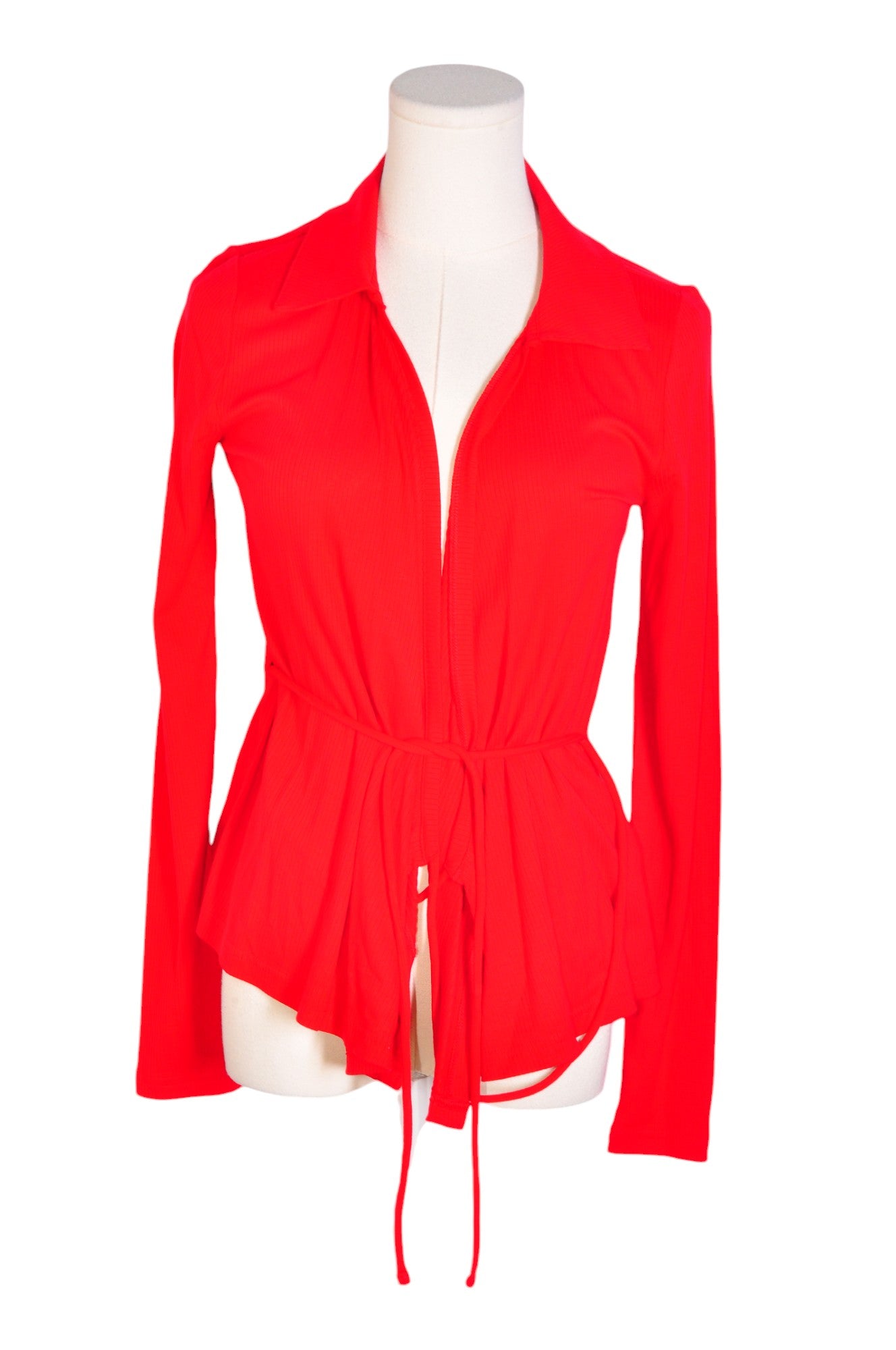 Stylish BANANA REPUBLIC Women's Regular Fit Red Blouse - Size S