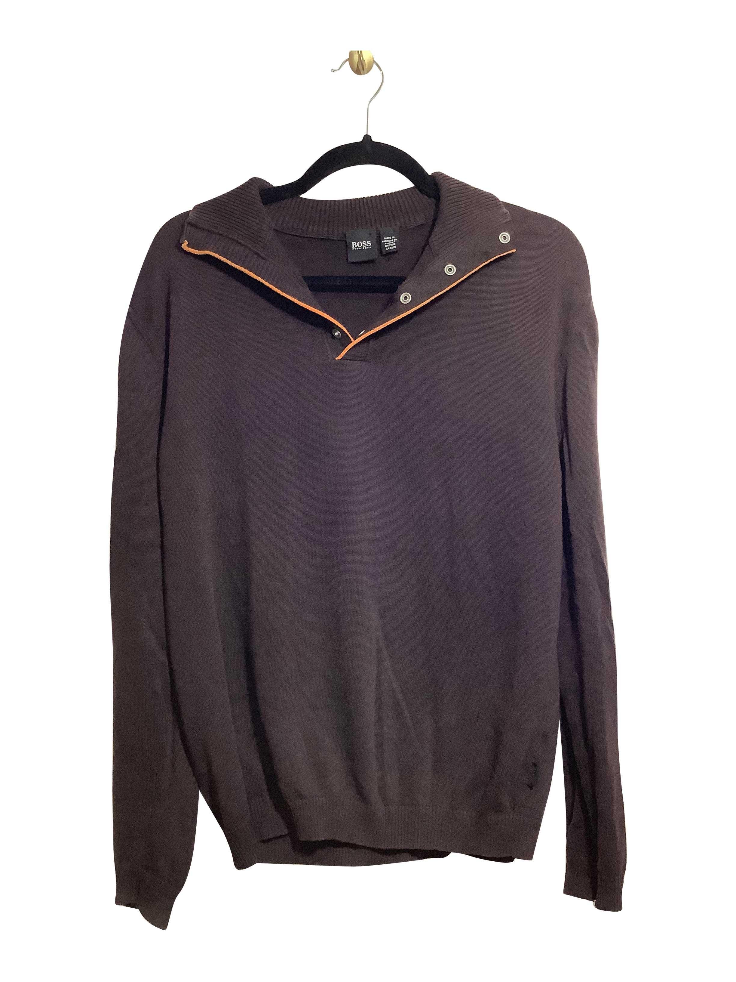 HUGO BOSS Stylish Regular Fit Second-Hand Brown T-Shirt - Size M