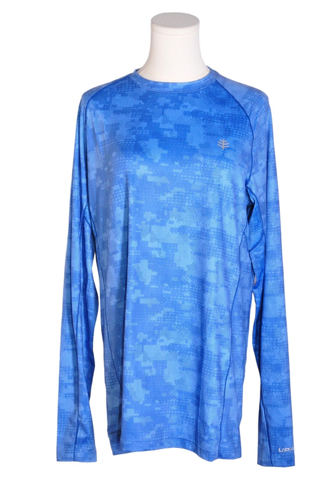 COOLIBAR Stylish Women's Blue Regular-Fit Long-Sleeve T-Shirt - Size M