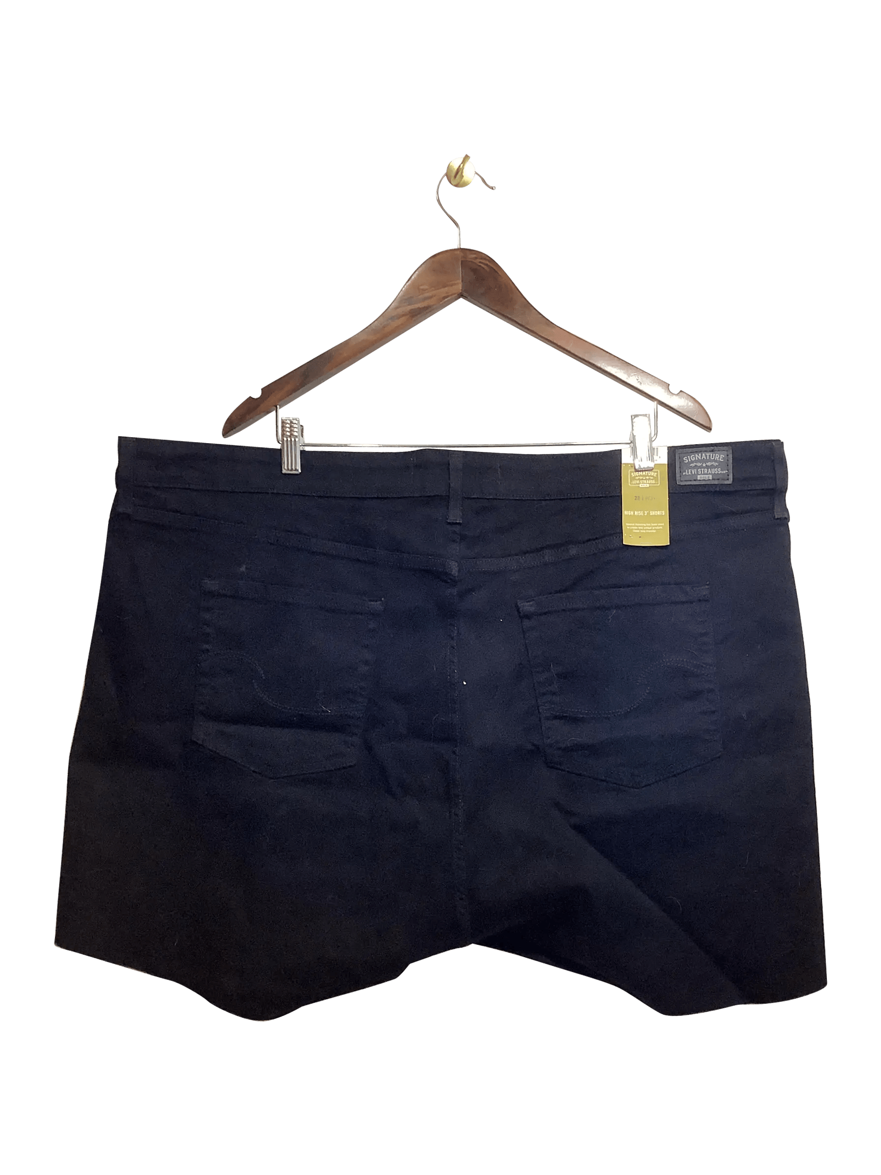 LEVI'S Trendy Regular Fit Black Jean Shorts - Size 28x39
