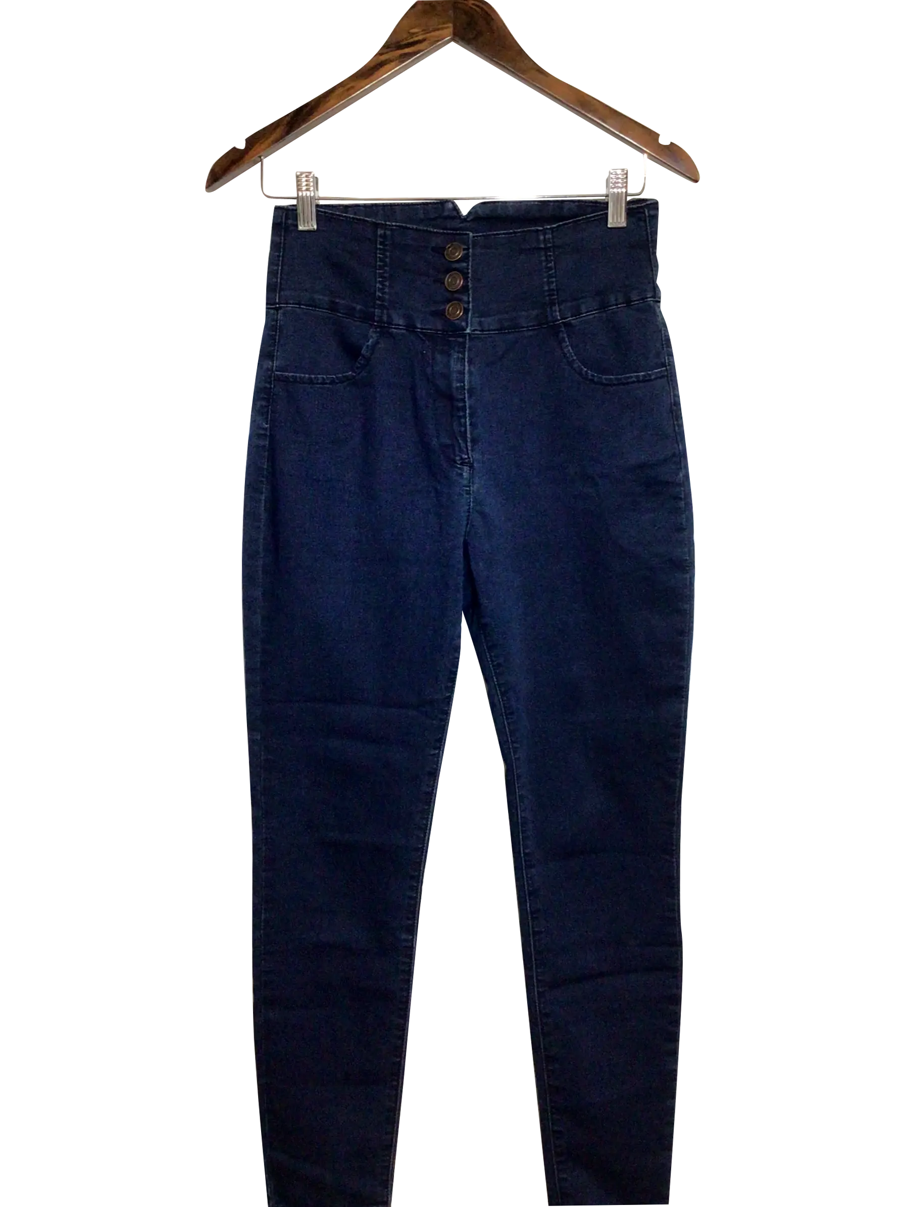 FOREVER 21 Stylish Regular Fit Blue Straight - Legged Jean Size 27