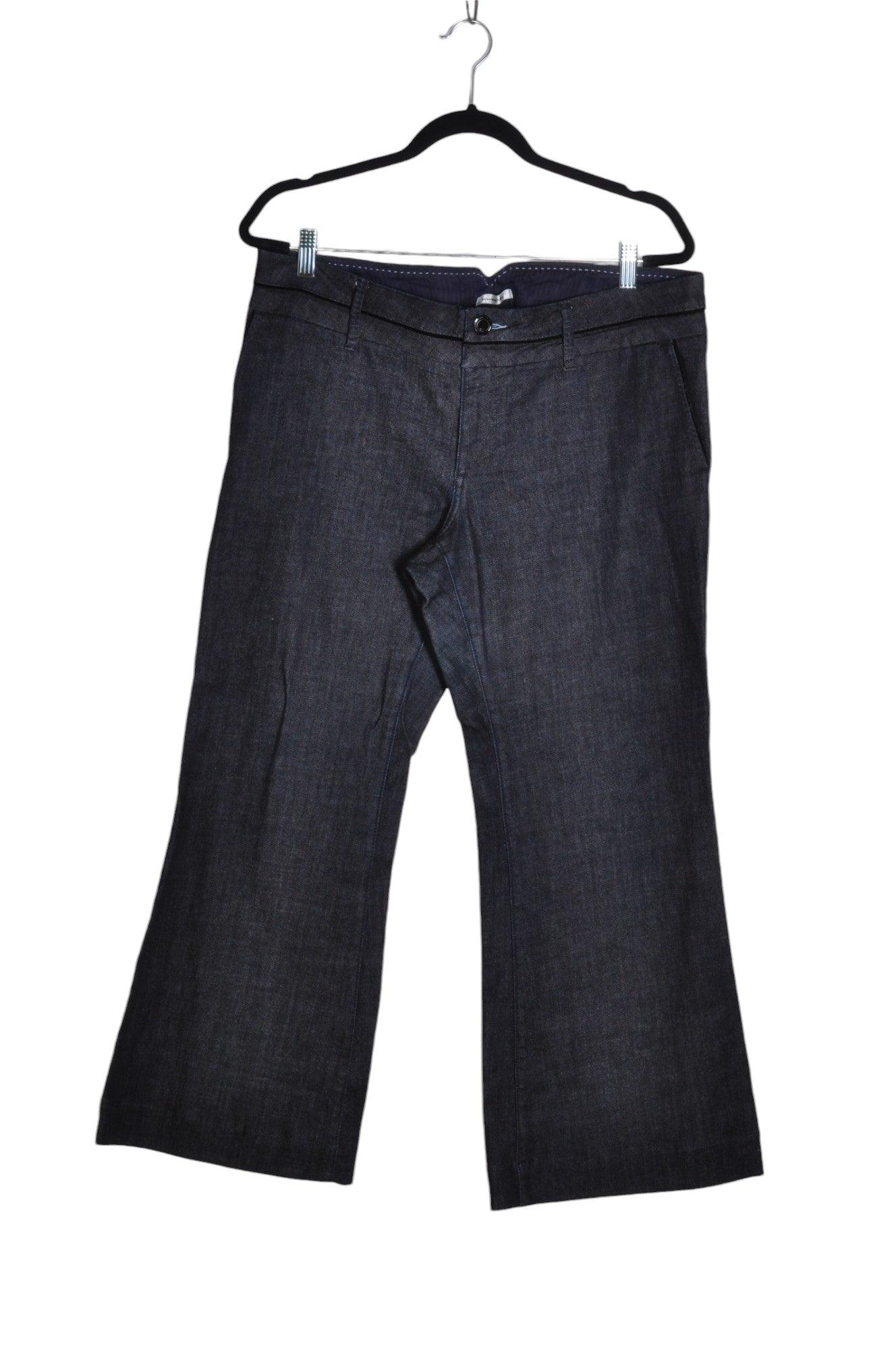 BANANA REPUBLIC Women's Stylish Blue Regular Fit Straight-Legged Jeans - Size 14