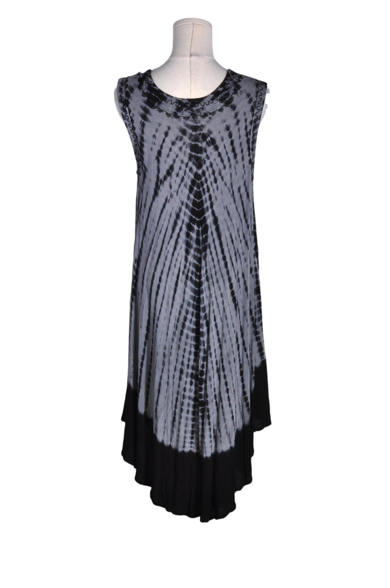 IN GEAR Stylish Women's Gray Regular-Fit High Low Dress - Size L