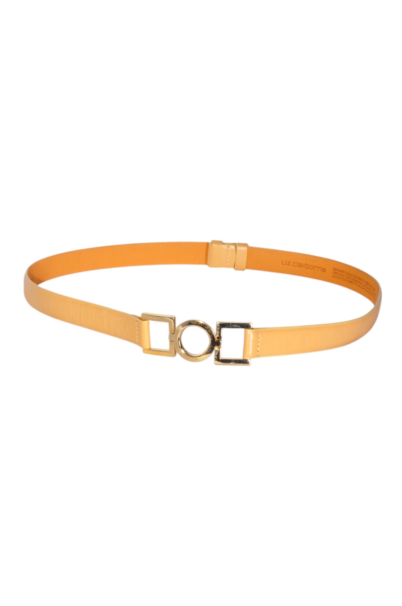 LIZ CLAIBORNE Stylish Women's Beige Regular Fit Belt - Size M